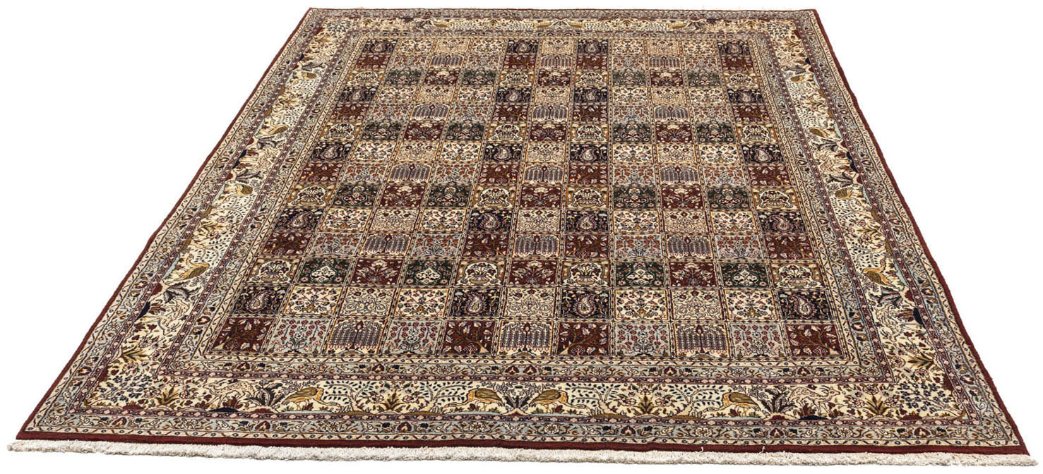 morgenland Wollteppich »Täbriz - 50 Raj Medaillon Blu scuro 88 x 66 cm«, re günstig online kaufen