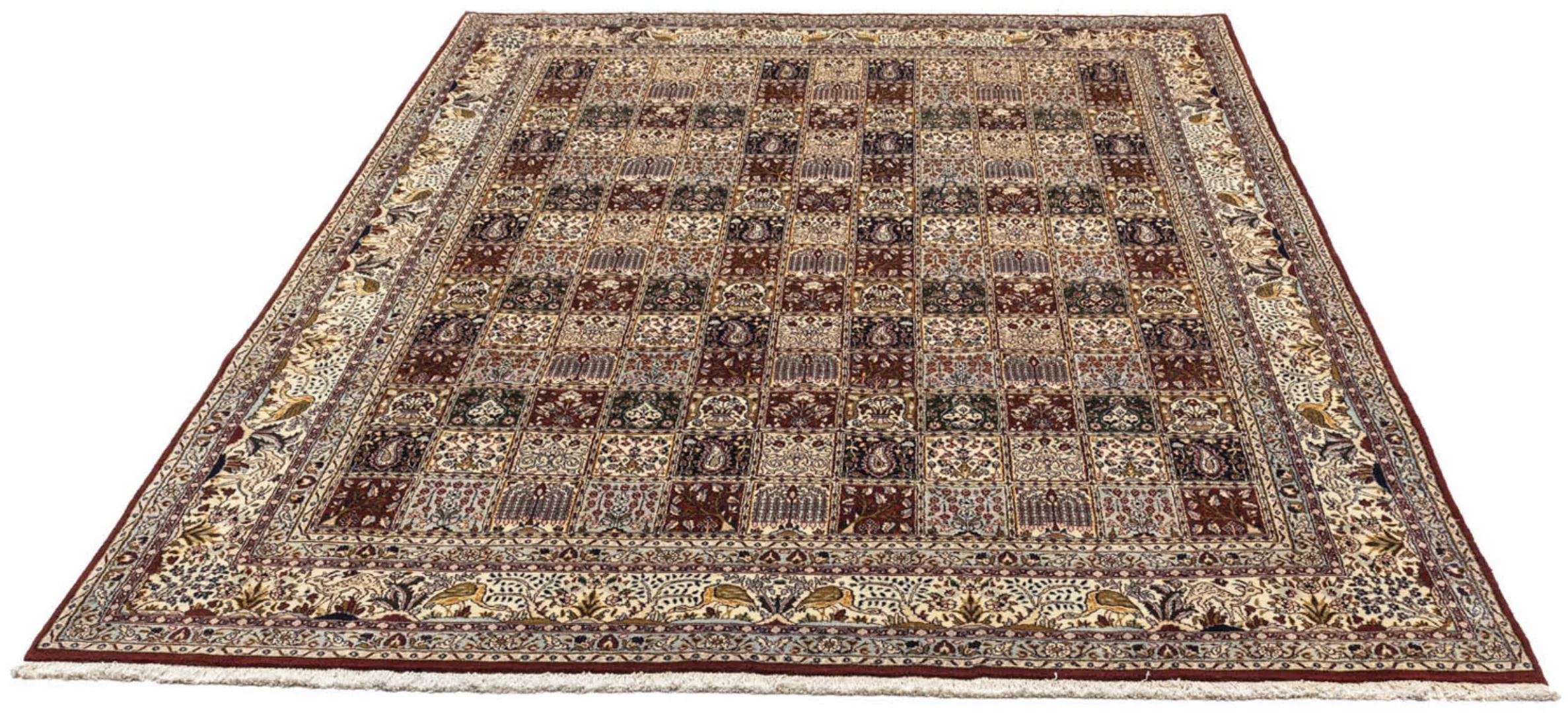 morgenland Wollteppich »Täbriz - 50 Raj Medaillon Blu scuro 88 x 66 cm«, re günstig online kaufen