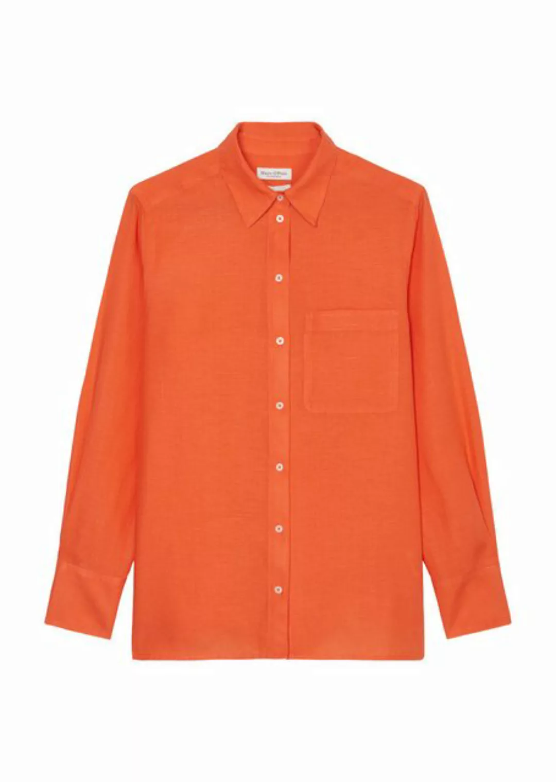 Marc O'Polo Klassische Bluse Blouse, easy shaped, long sleeve, k günstig online kaufen