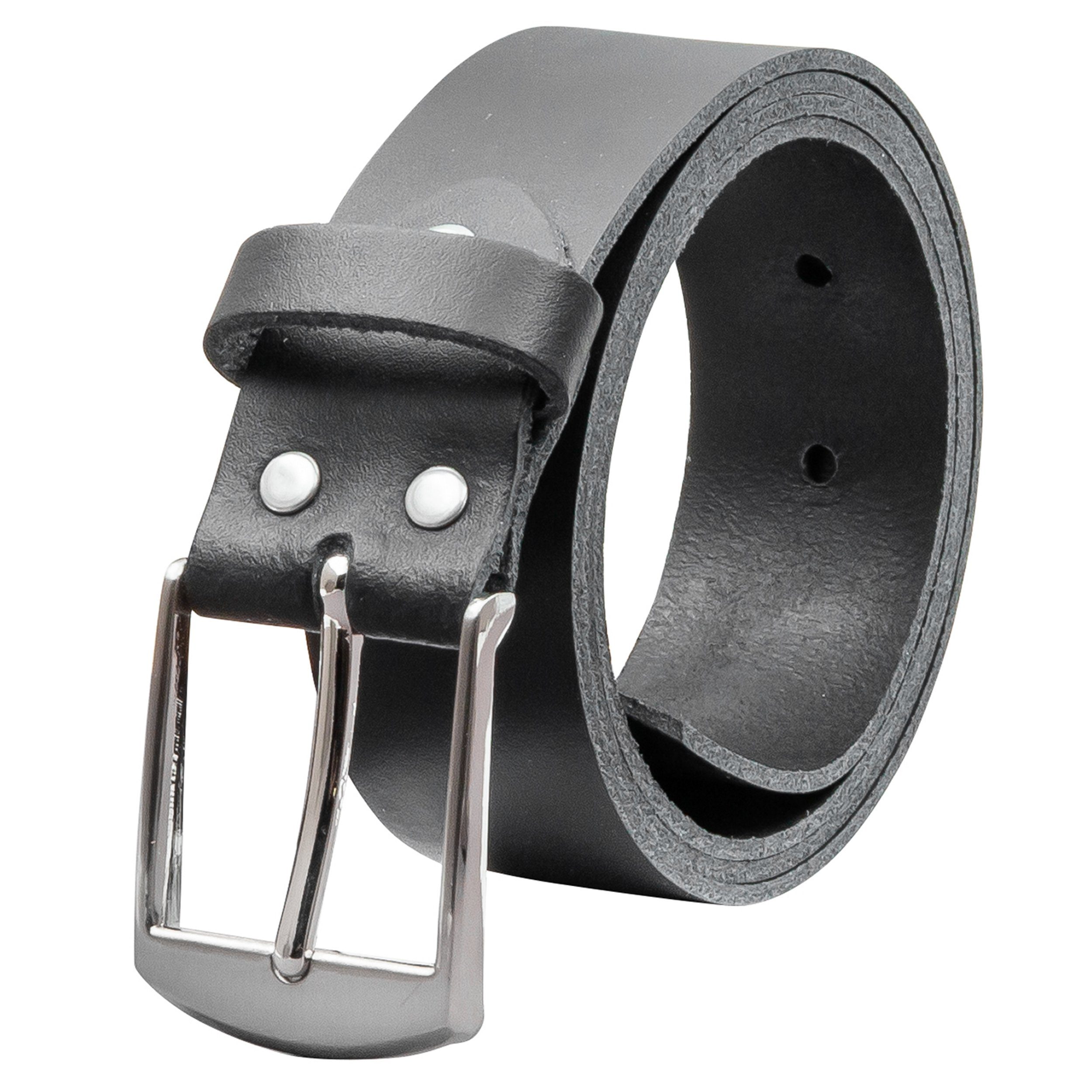 COLOGNEBELT Ledergürtel OM49-SL-Schwarz MADE IN GERMANY, günstig online kaufen