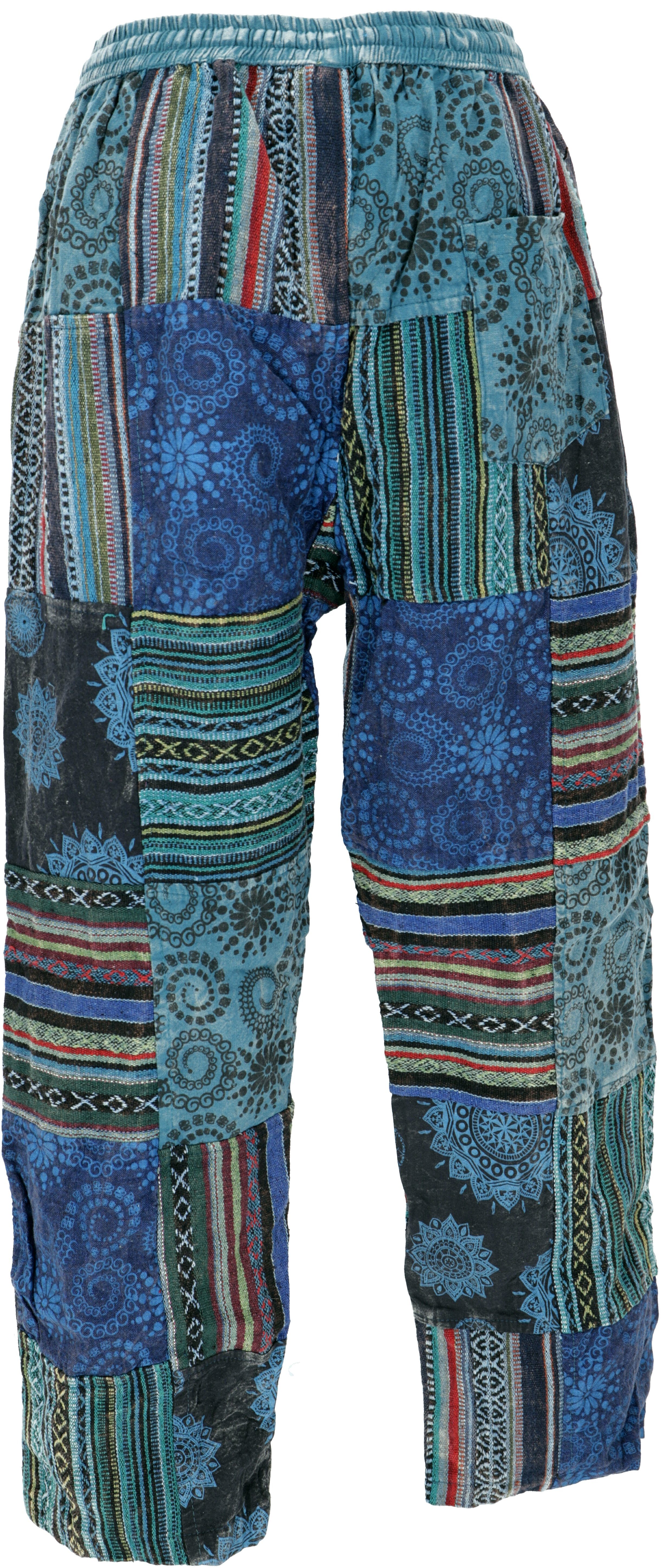 Guru-Shop Relaxhose Patchwork Yogahose, Goa Hose, günstig online kaufen