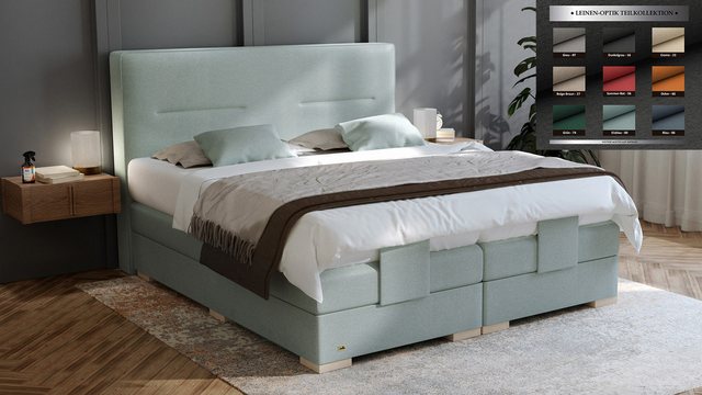 PAARA Boxspringbett Kreta elektrisch verstellbar mit Motor alle Größen, mit günstig online kaufen