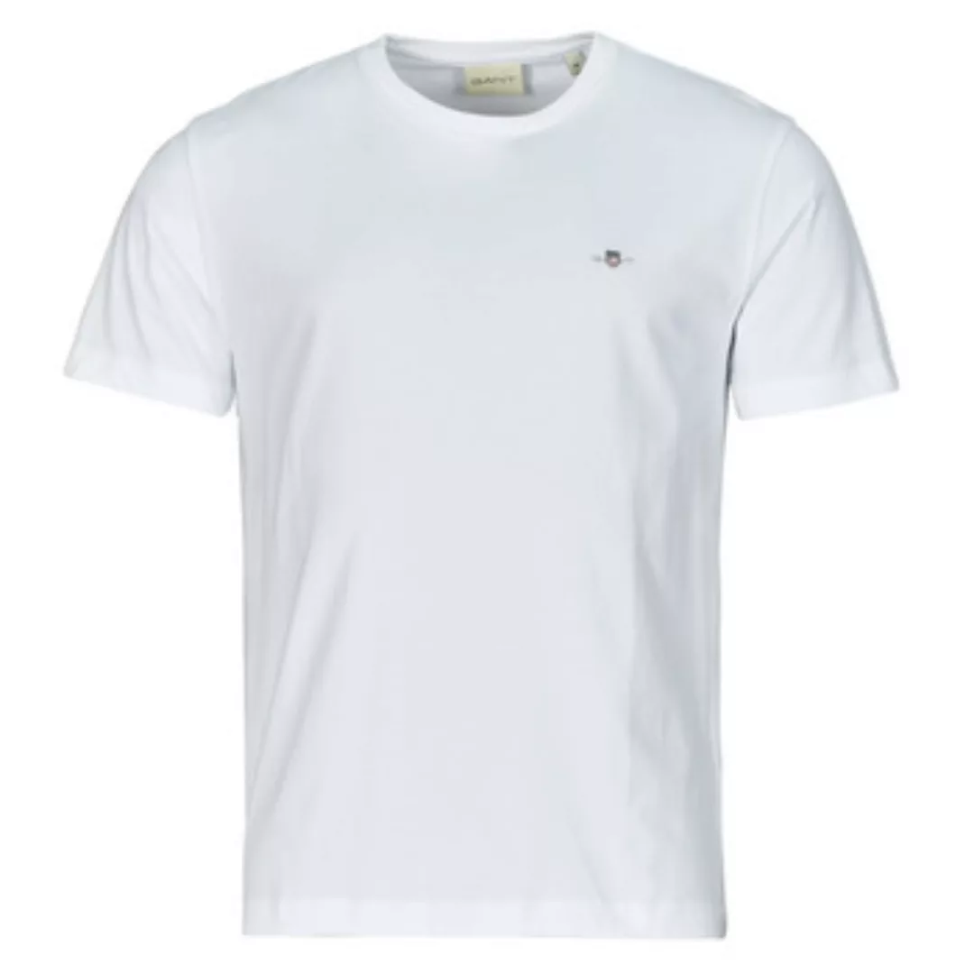 Gant T-Shirt "SLIM SHIELD SS T-SHIRT", mit Logostickerei auf der Brust günstig online kaufen