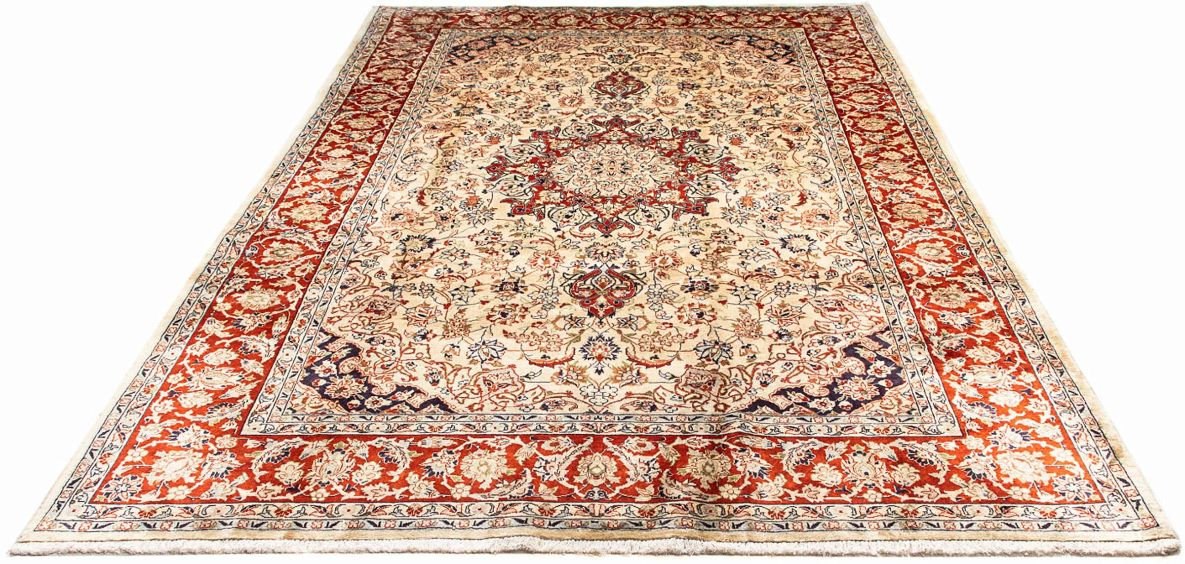 morgenland Orientteppich »Perser - Keshan - 305 x 207 cm - beige«, rechteck günstig online kaufen