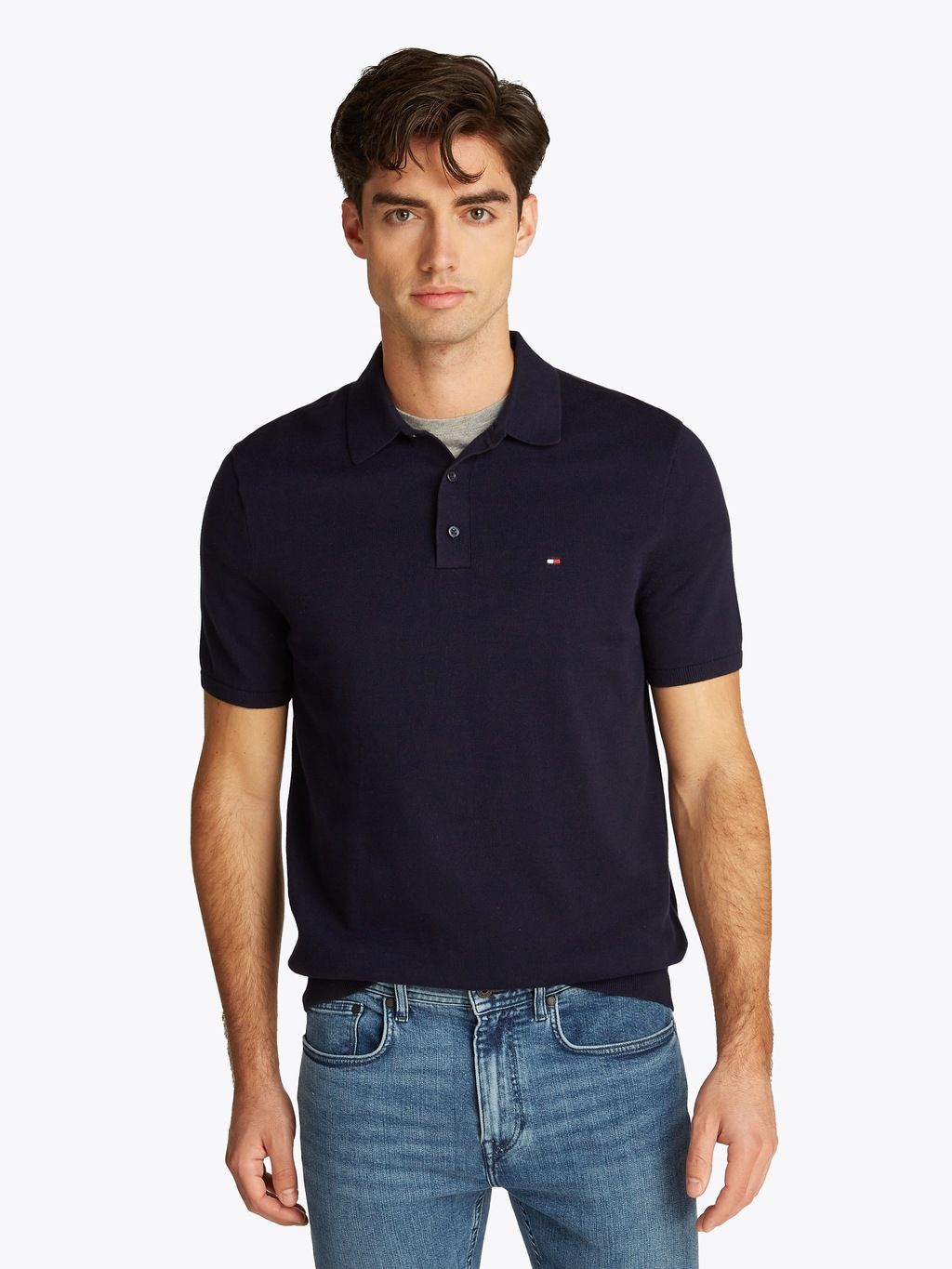 Tommy Hilfiger Poloshirt ESSENTIAL COTTON KNITTED POLO günstig online kaufen