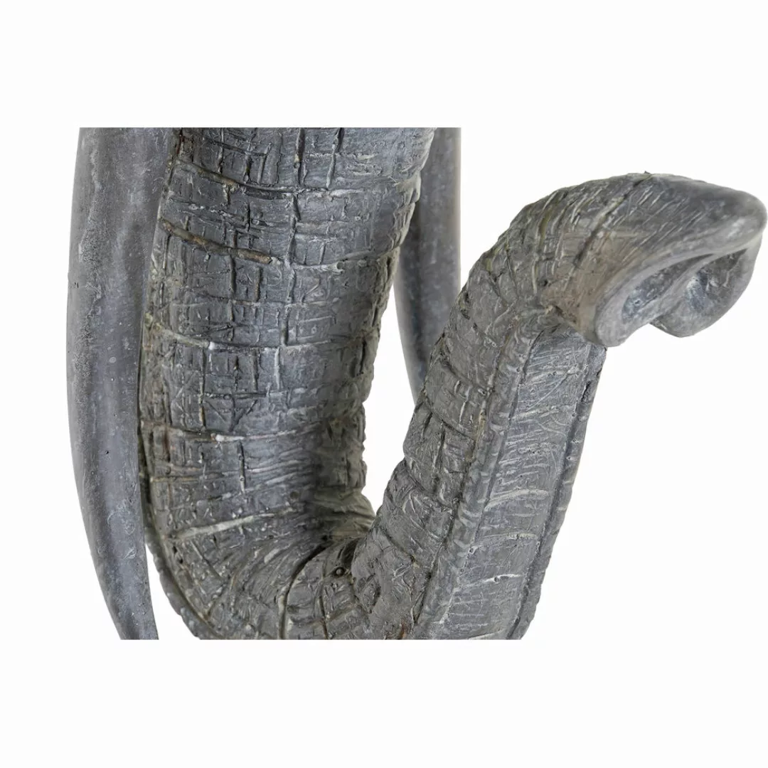 Deko-figur Dkd Home Decor Elefant Schwarz Grau Metall Harz (40 X 28 X 56 Cm günstig online kaufen