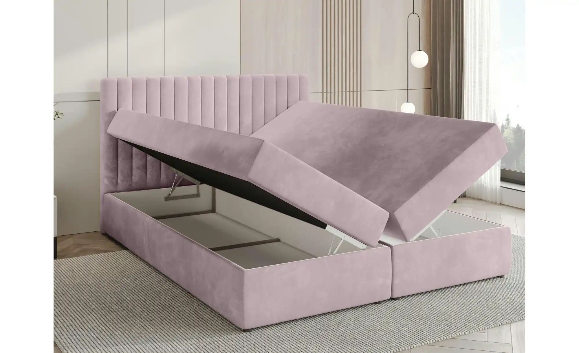 Boxbett mit Stauraum Drayton ¦ rosa/pink ¦ Maße (cm): B: 160 H: 102 Betten günstig online kaufen