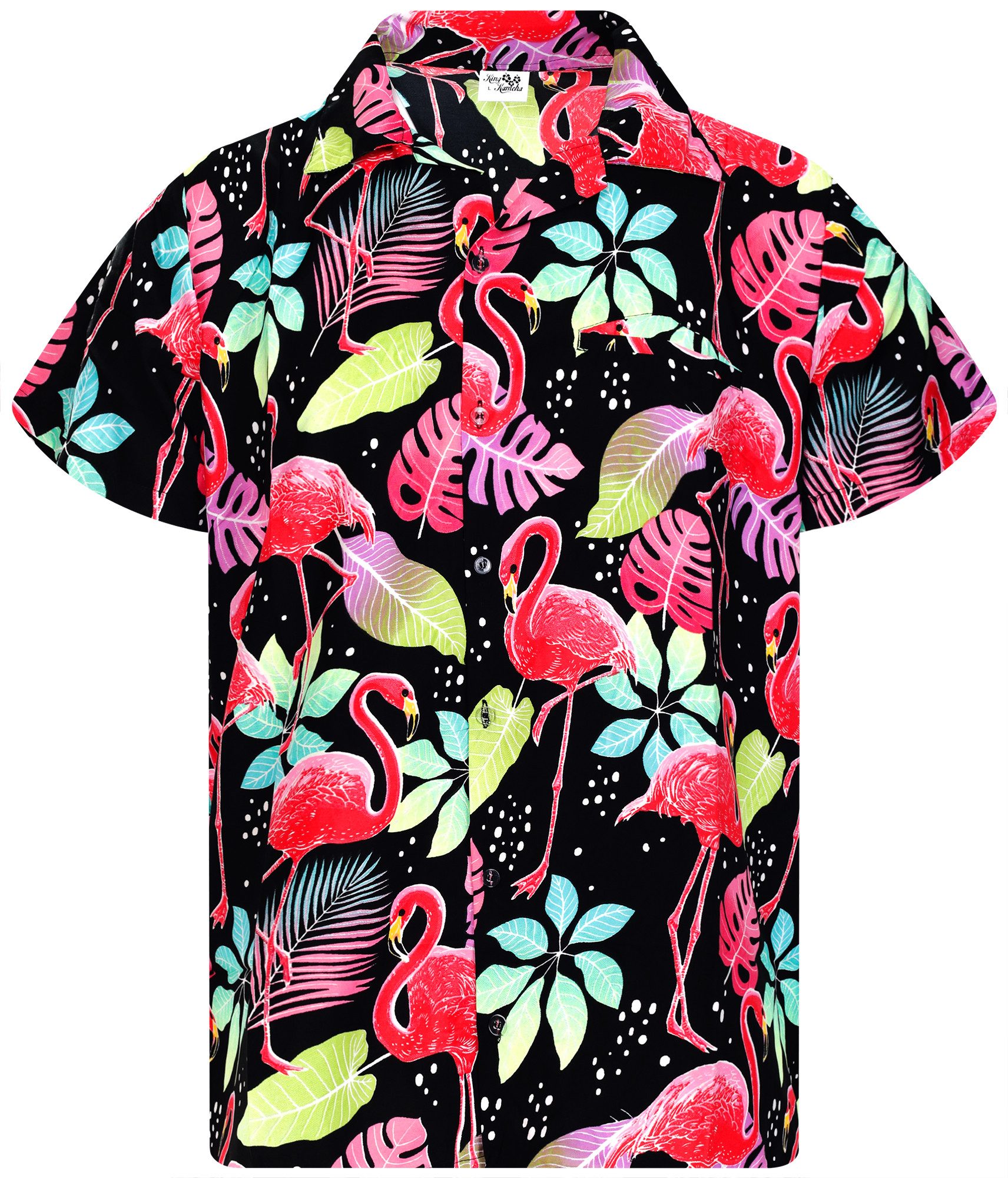 King Kameha Hawaiihemd Funky Flamingos Hawaii-Hemd günstig online kaufen