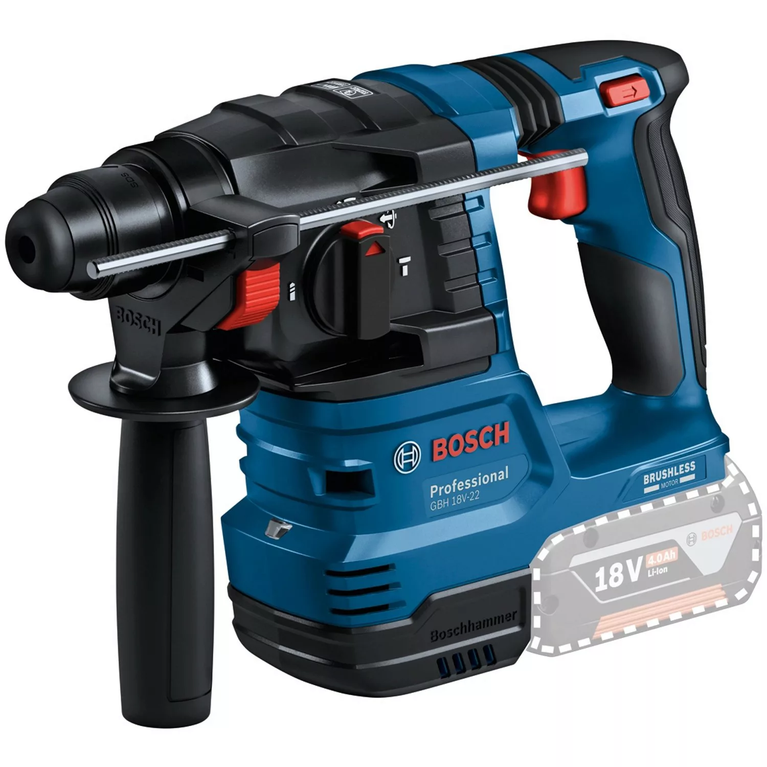 Bosch Professional Akku-Bohrhammer GBH 18V-22 Solo günstig online kaufen