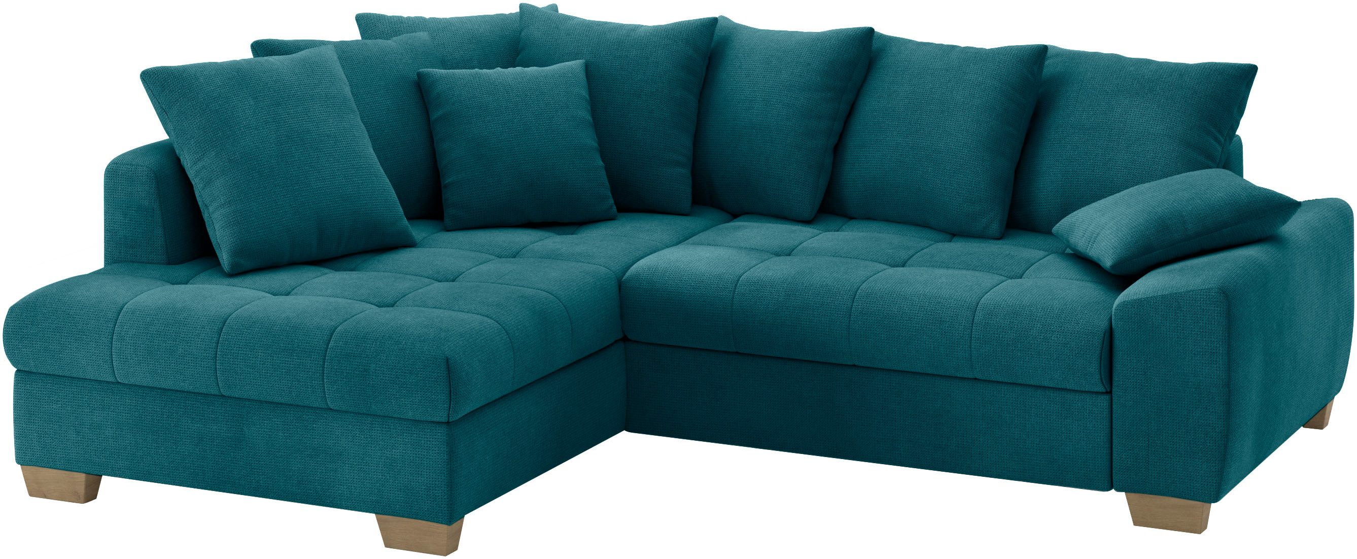 Mr. Couch Ecksofa "Nikita II, L-Form", Wahlweise mit Bettfunktion, Bettkast günstig online kaufen