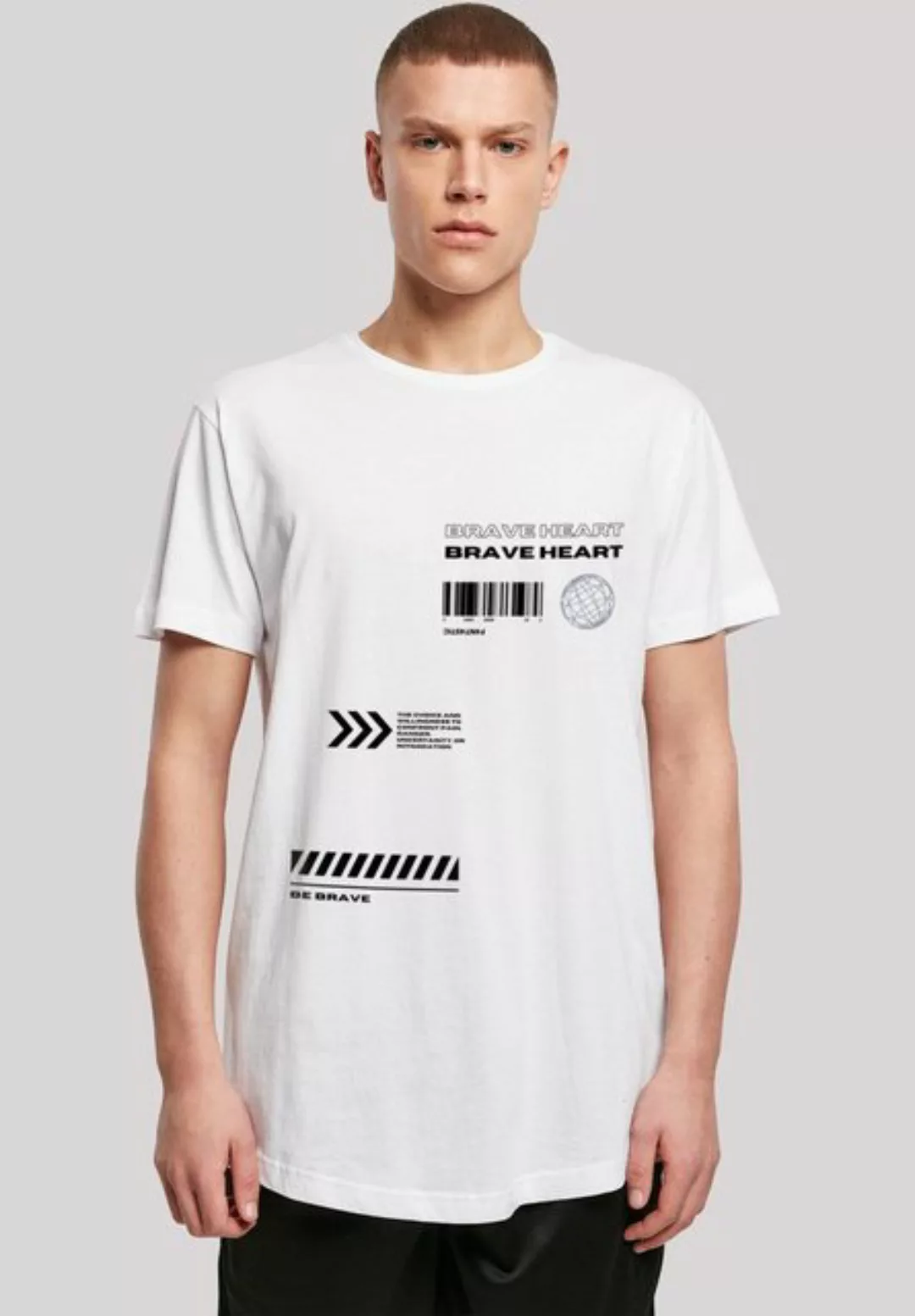 F4NT4STIC T-Shirt Brave Heart LONG TEE Print günstig online kaufen