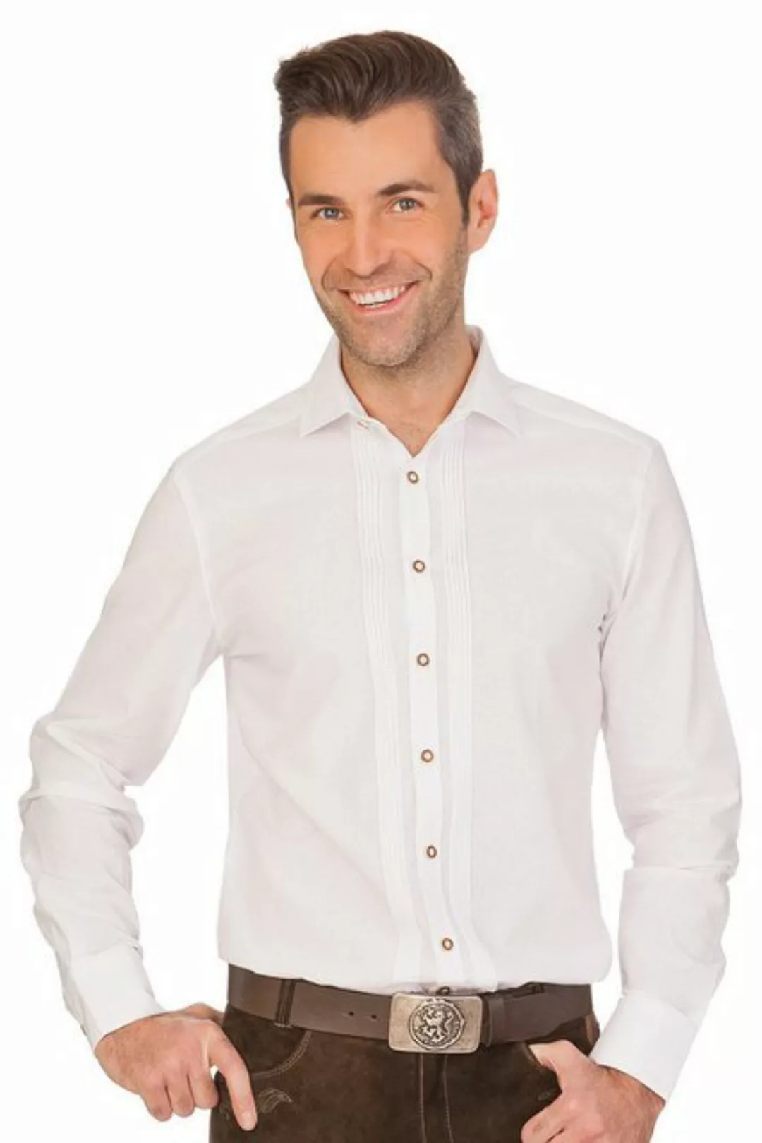 orbis Trachtenhemd Trachtenhemd - HERMANN - weiß günstig online kaufen