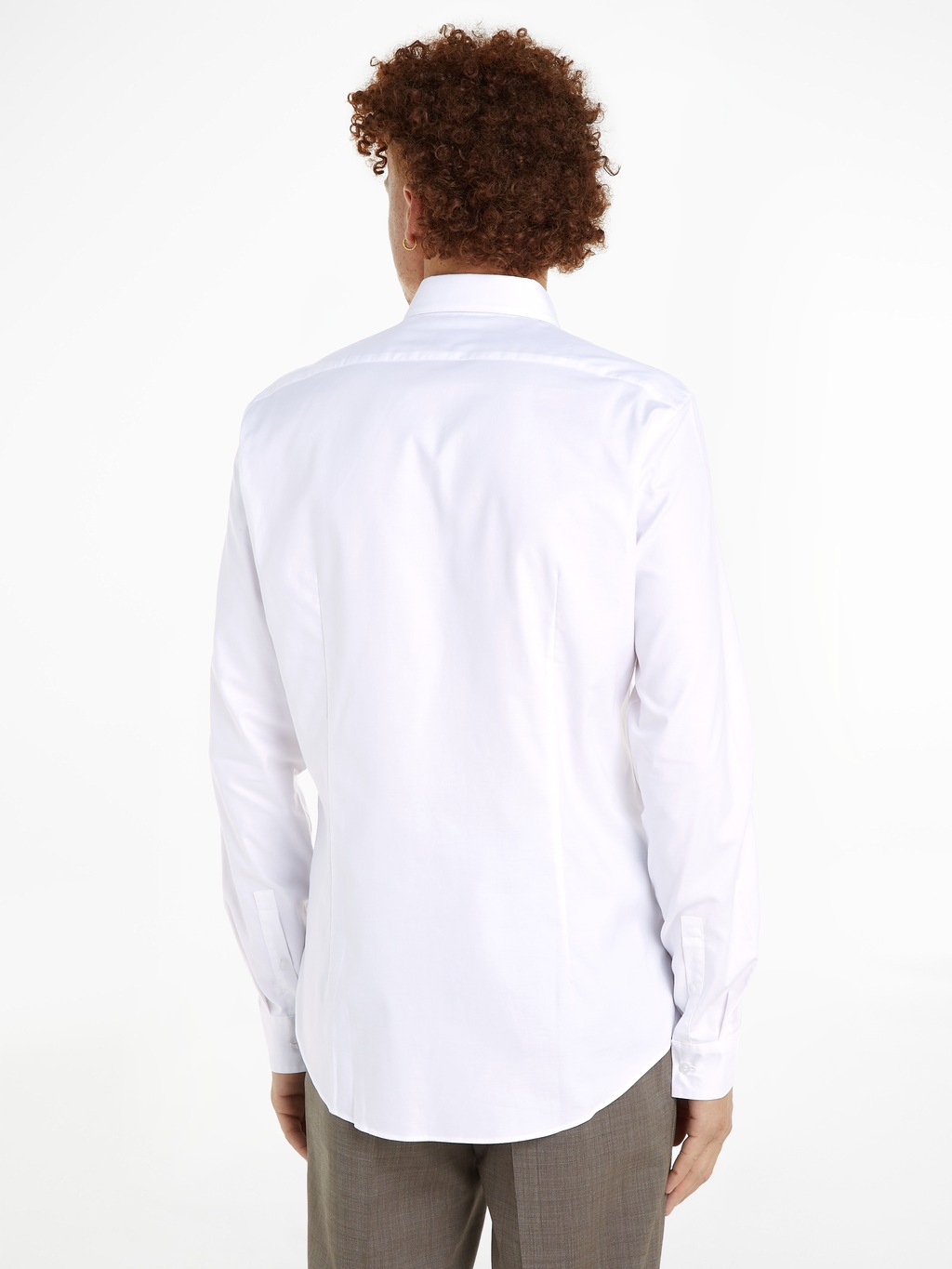 Calvin Klein Langarmhemd "OXFORD SOLID SLIM SHIRT", mit Logoprägung günstig online kaufen