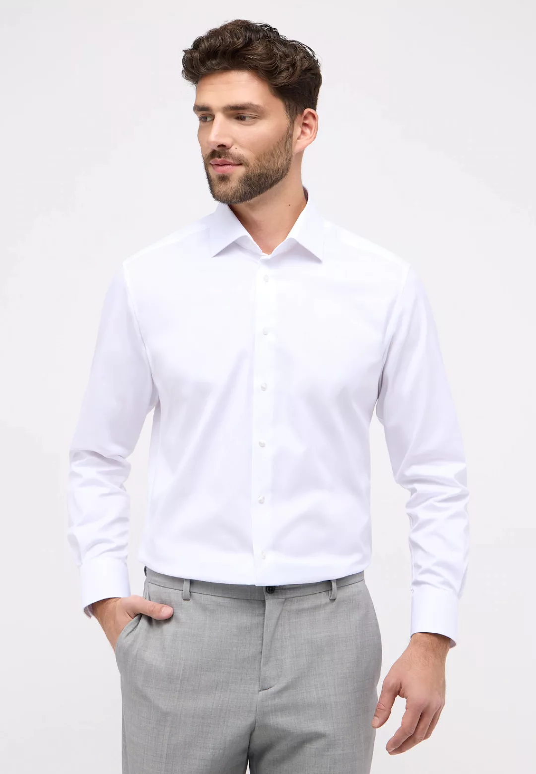 Eterna Langarmhemd "MODERN FIT", NON IRON (bügelfrei) günstig online kaufen