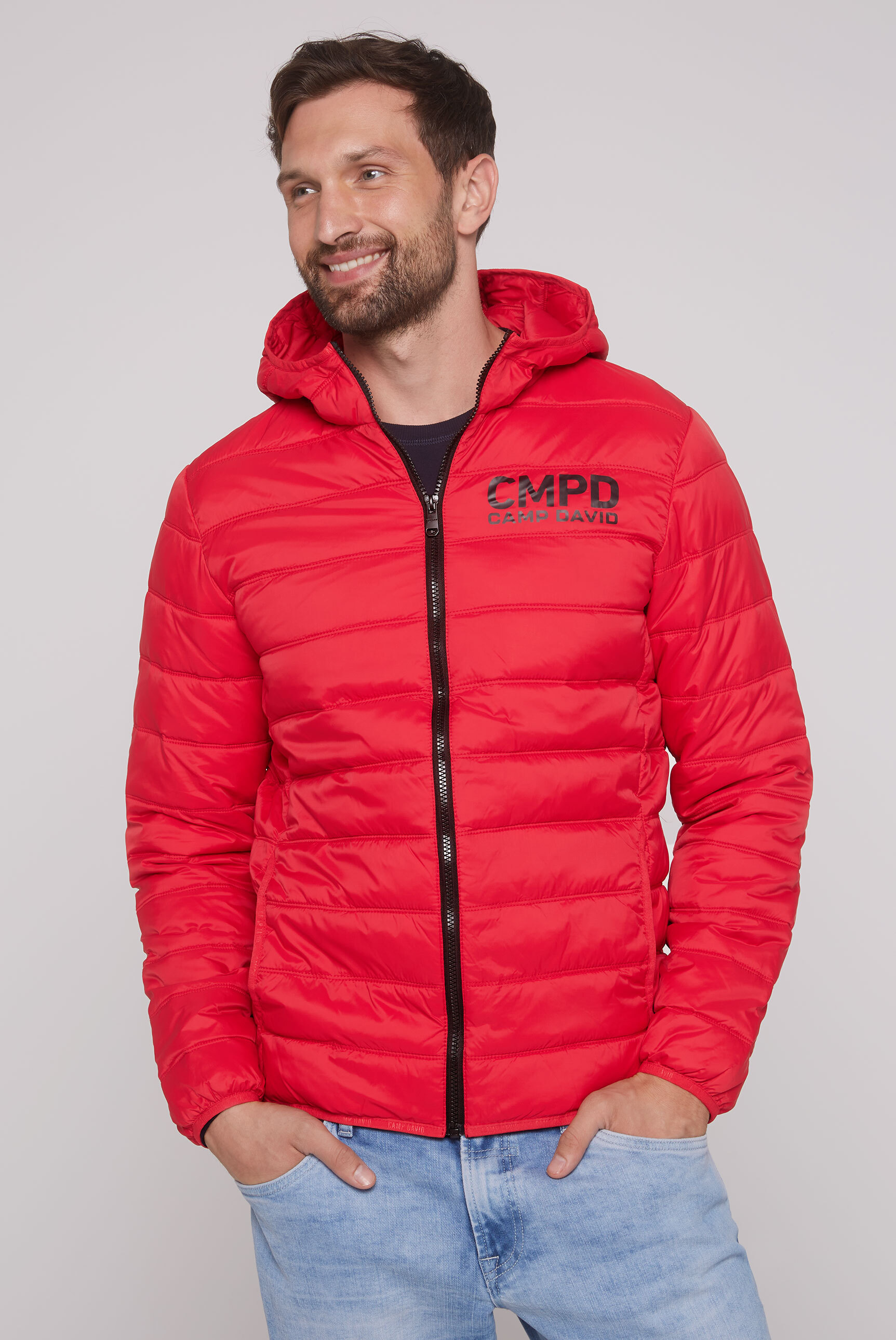 CAMP DAVID Outdoorjacke, mit Kapuze, mit Innentaschen günstig online kaufen