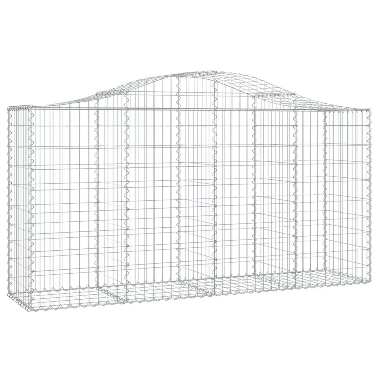 Vidaxl Gabionen Mit Hochbogen 13 Stk 200x50x100/120cm Verzinktes Eisen günstig online kaufen