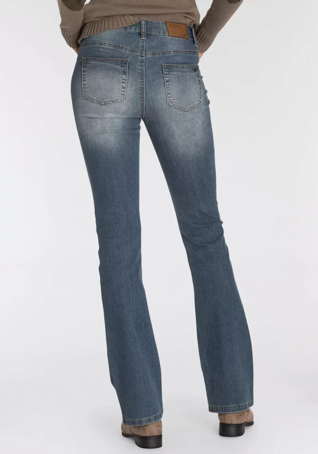 Arizona Bootcut-Jeans "Shaping", elastische Passform, Bootcut-Beinform, Use günstig online kaufen