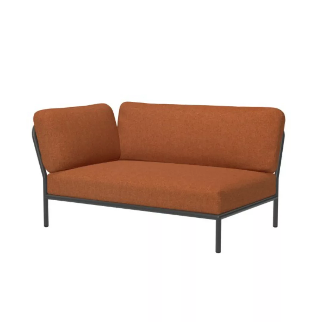 LEVEL Outdoor Sofa Lounge-Modul 2 Rost Dunkelgrau Links günstig online kaufen