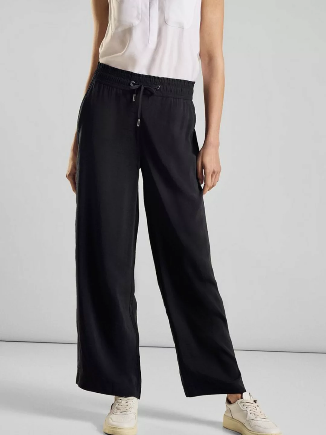 STREET ONE 5-Pocket-Jeans Wide Leg Hose günstig online kaufen