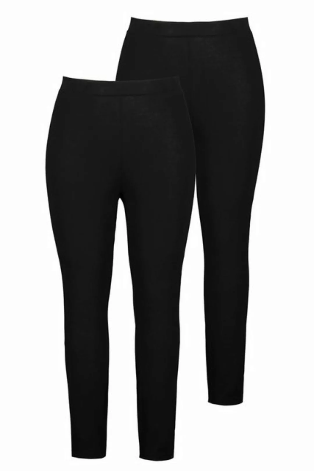 Studio Untold Lederimitathose Leggings Doppelpack schmal High Waist Elastik günstig online kaufen