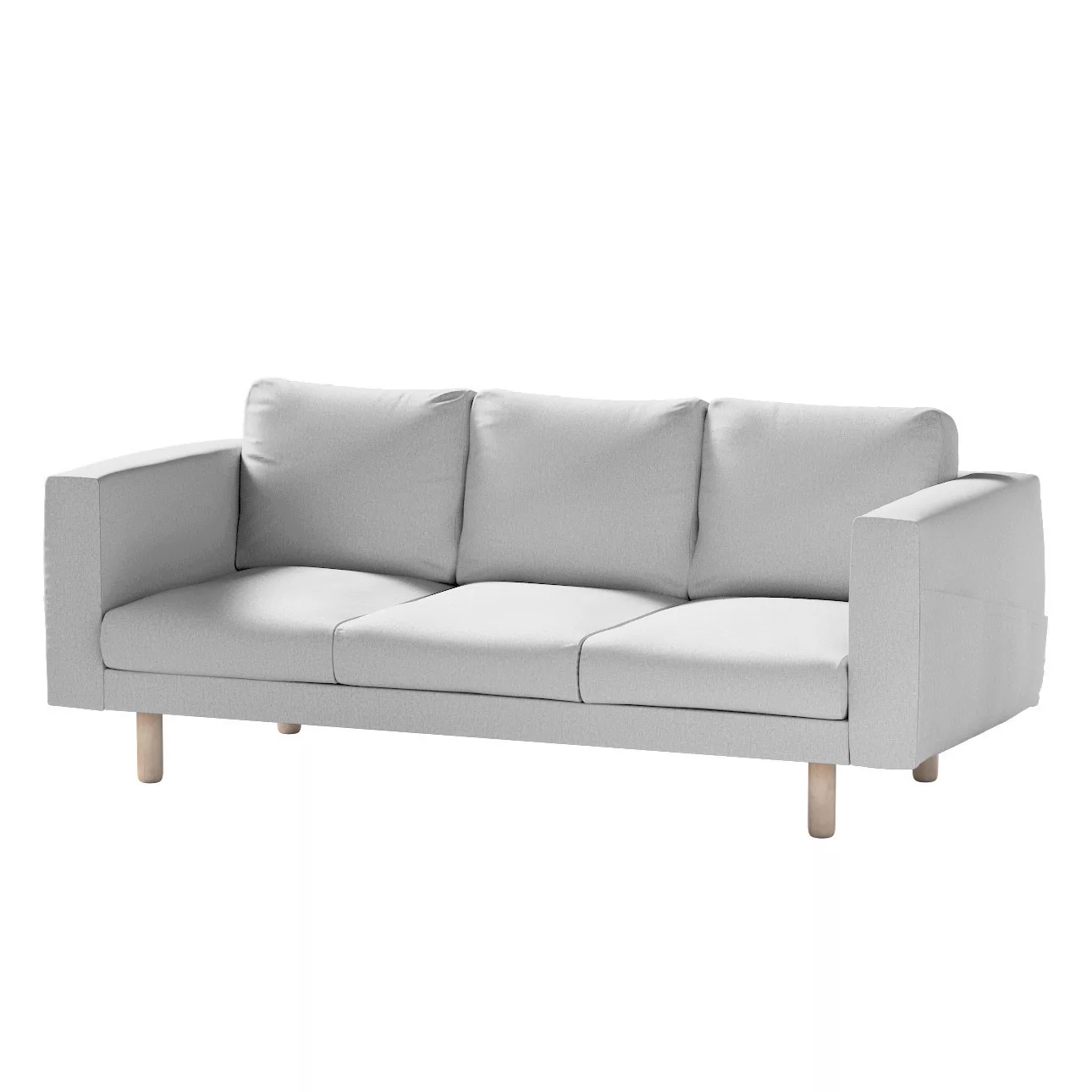 Bezug für Norsborg 3-Sitzer Sofa, szary, Norsborg 3-Sitzer Sofabezug, Madri günstig online kaufen