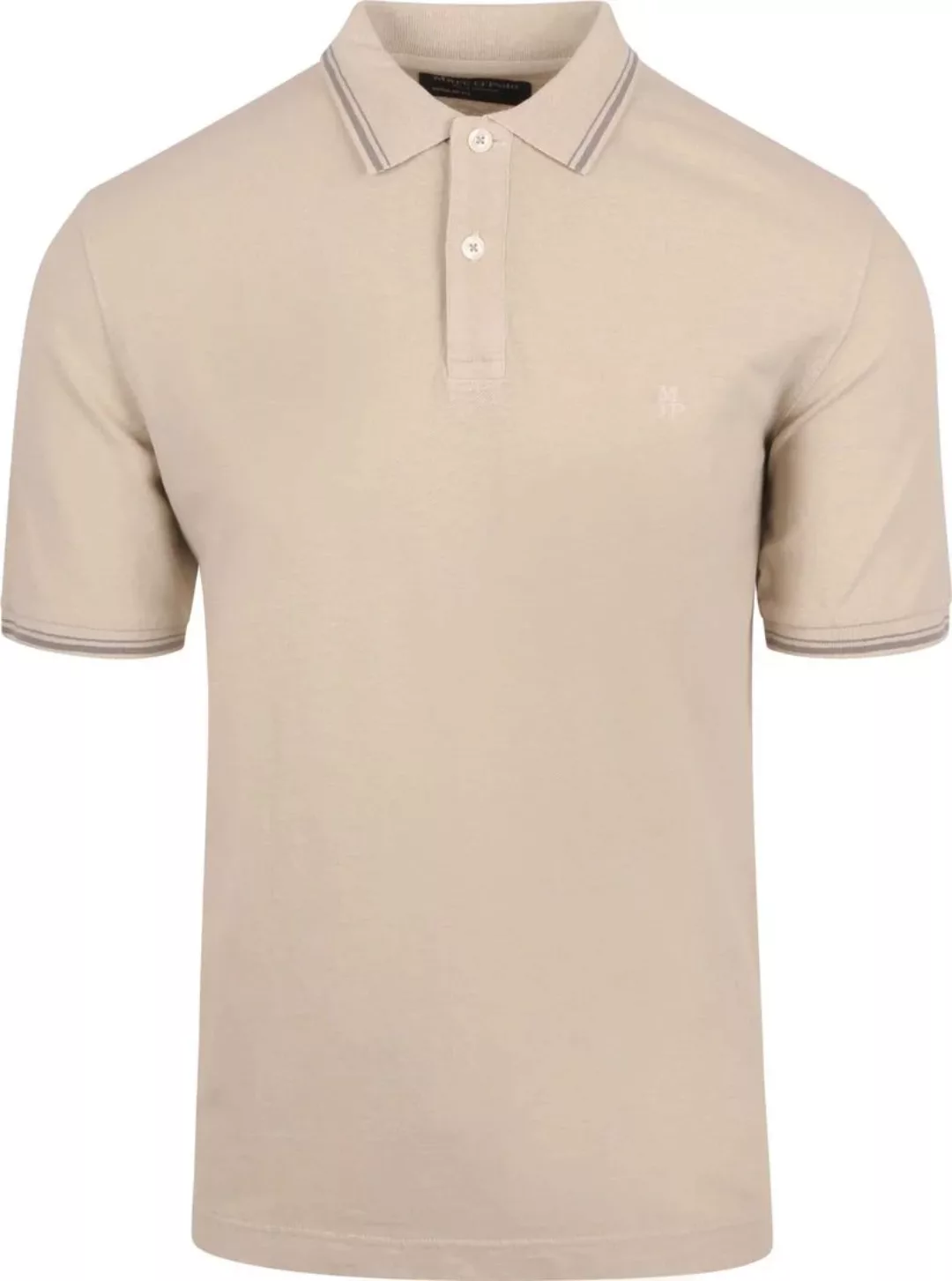 Marc O'Polo Poloshirt Solid Overdye Ecru - Größe XL günstig online kaufen