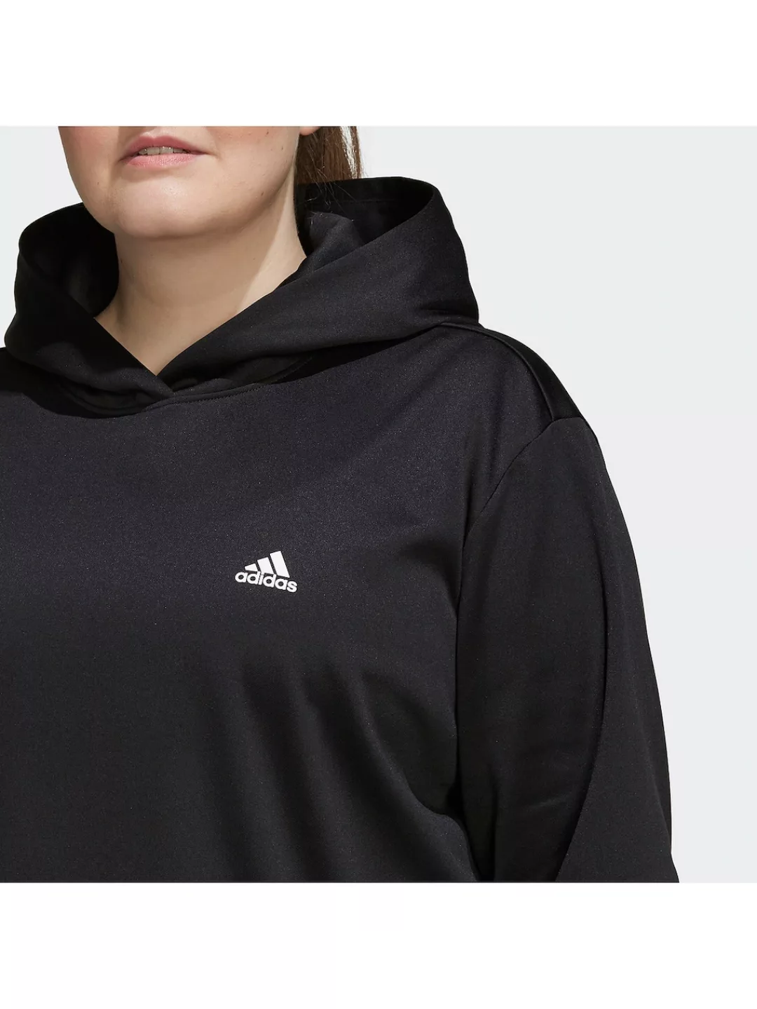 adidas Performance Kapuzensweatshirt "Große Größen", Markenlogo günstig online kaufen