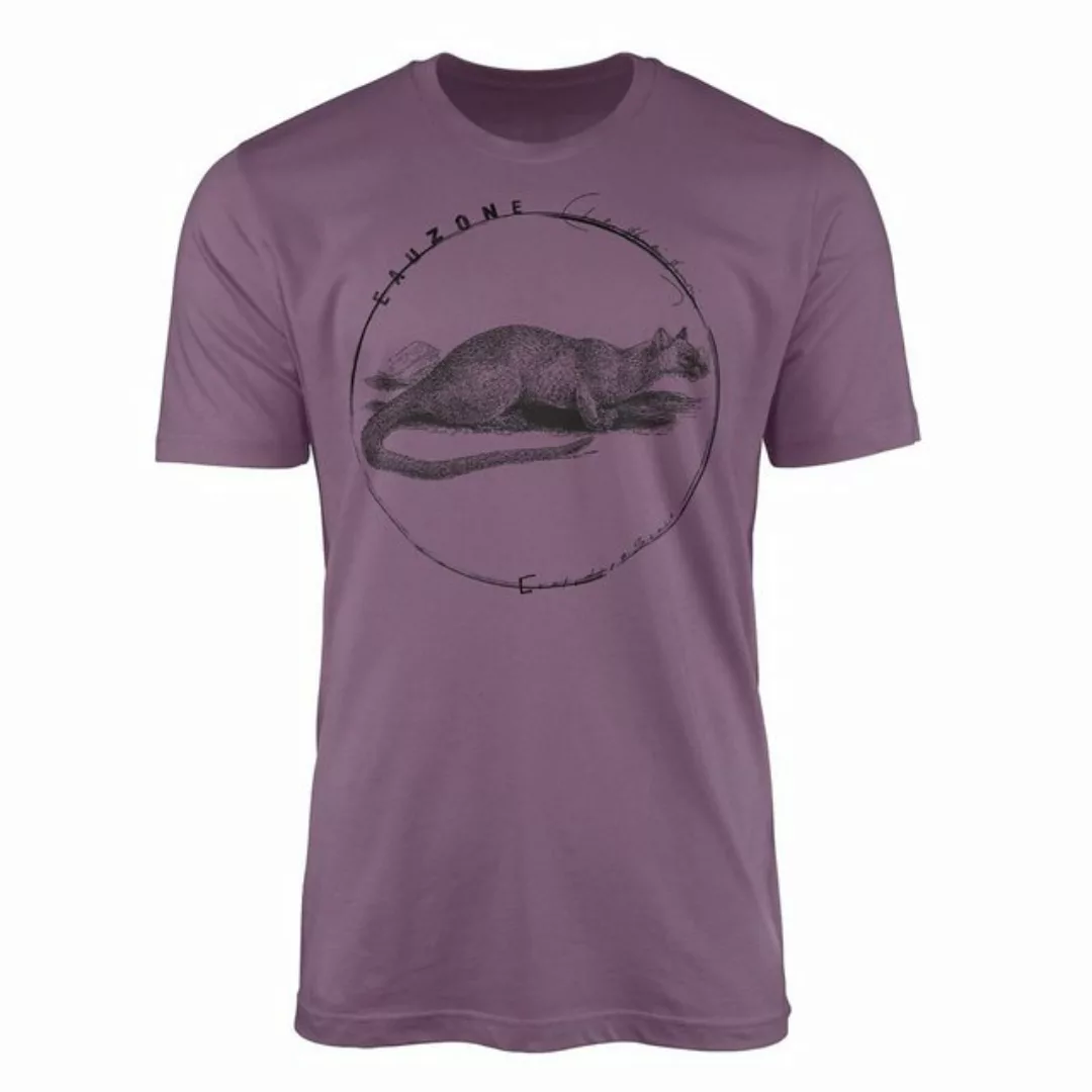 Sinus Art T-Shirt Evolution Herren T-Shirt Frettkatze günstig online kaufen