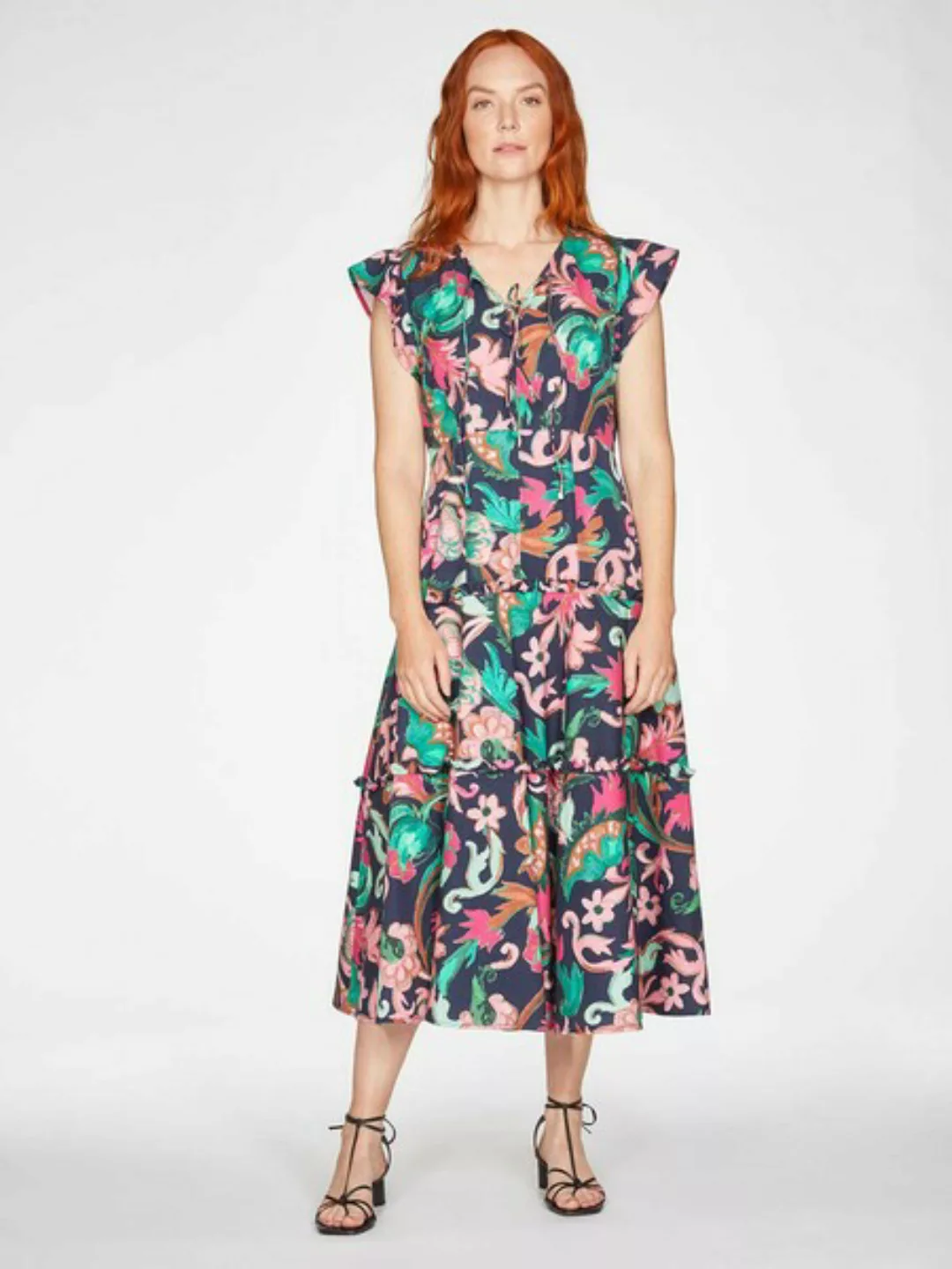 Midi Kleid - Estelle Tier A-line Dress günstig online kaufen