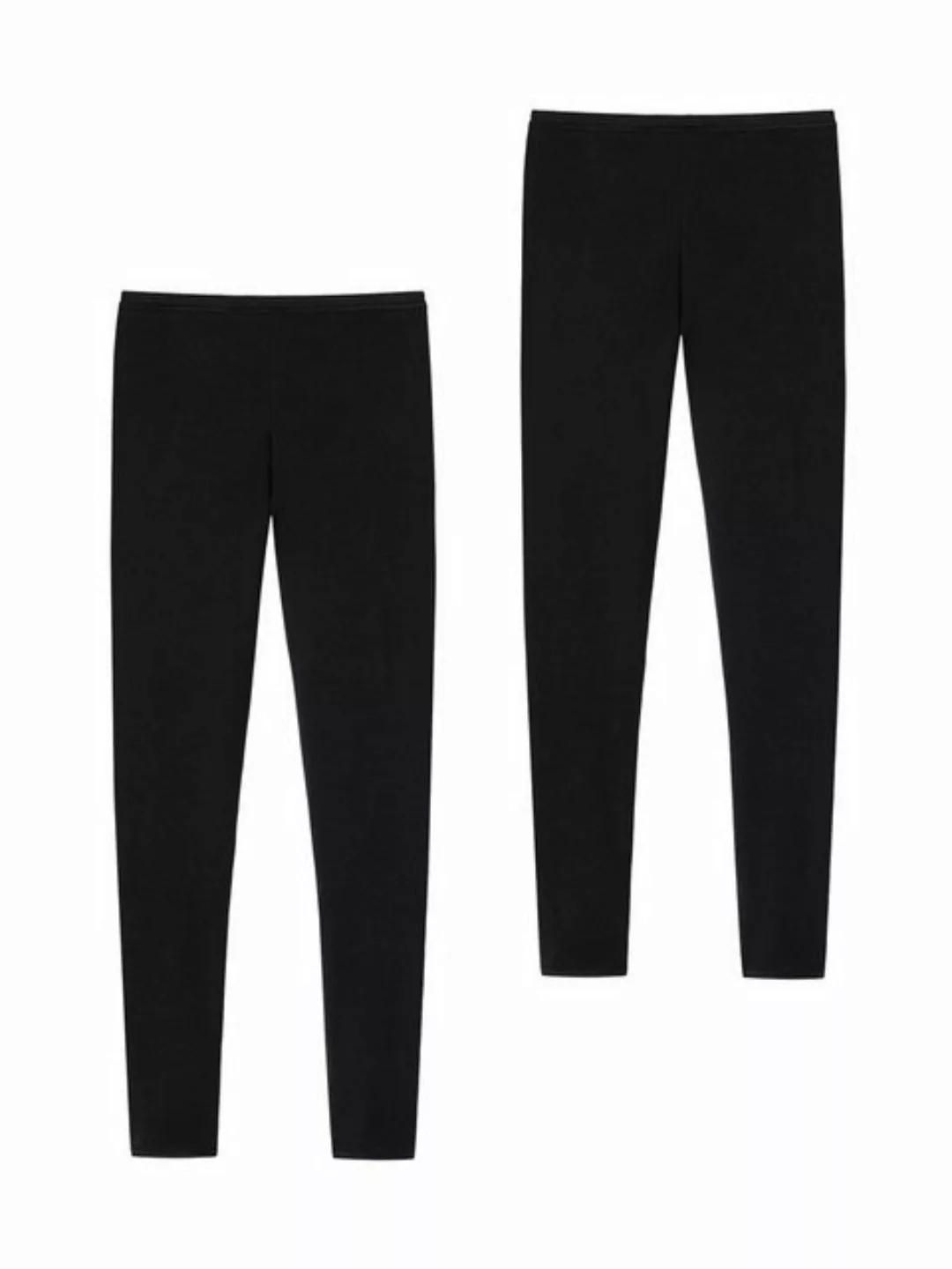 Schiesser Leggings Luxury (2-tlg) Blickdicht thermo-Leggins lange günstig online kaufen