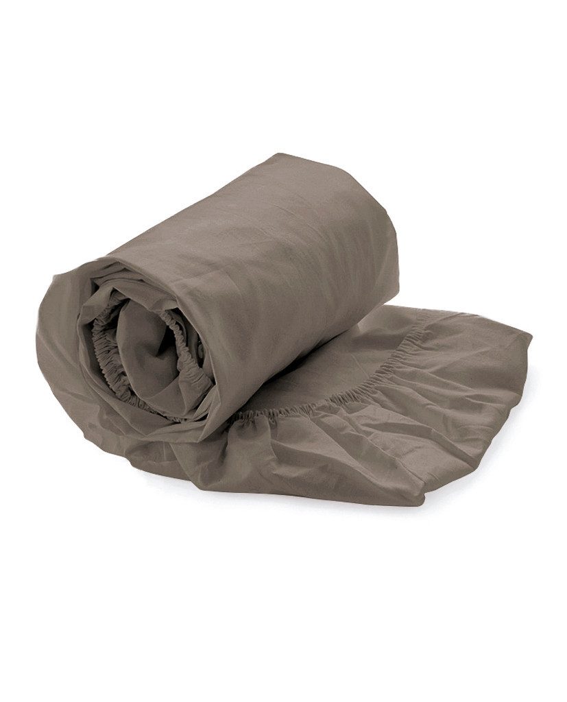 Heckett and Lane Spannbettlaken Elementi, Mako-Satin, günstig online kaufen