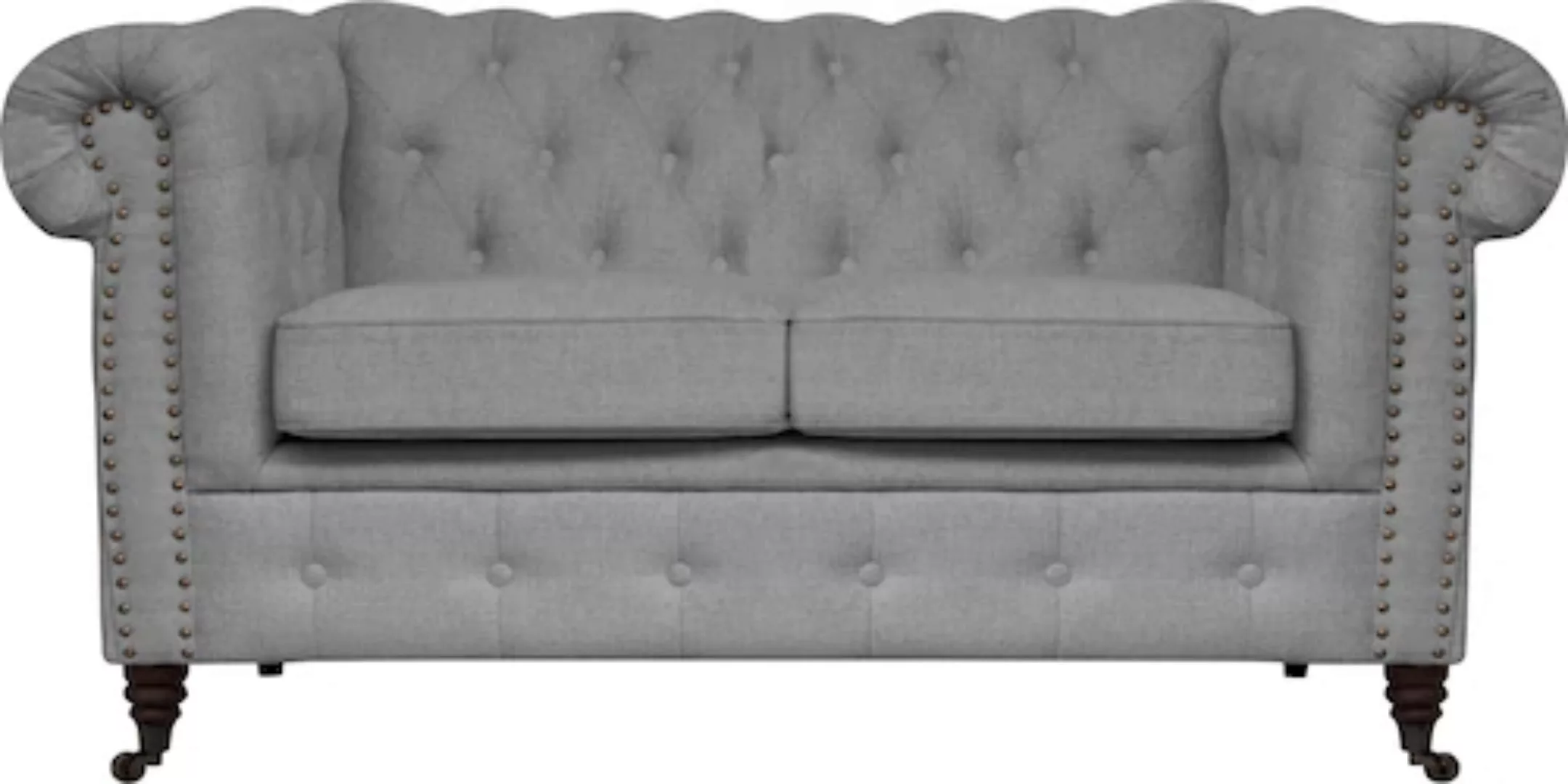 Home affaire Chesterfield-Sofa "Aarburg", aufwändige Knopfheftung und Ziern günstig online kaufen