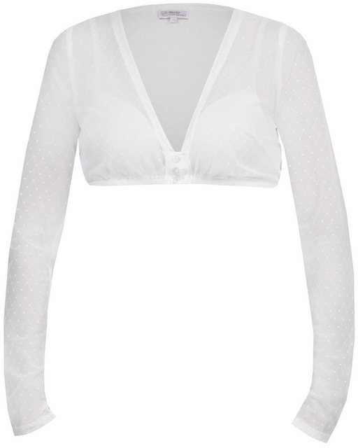 MarJo Dirndlbluse 'Halina-Dorina' Langarm 300800, Offwhite günstig online kaufen