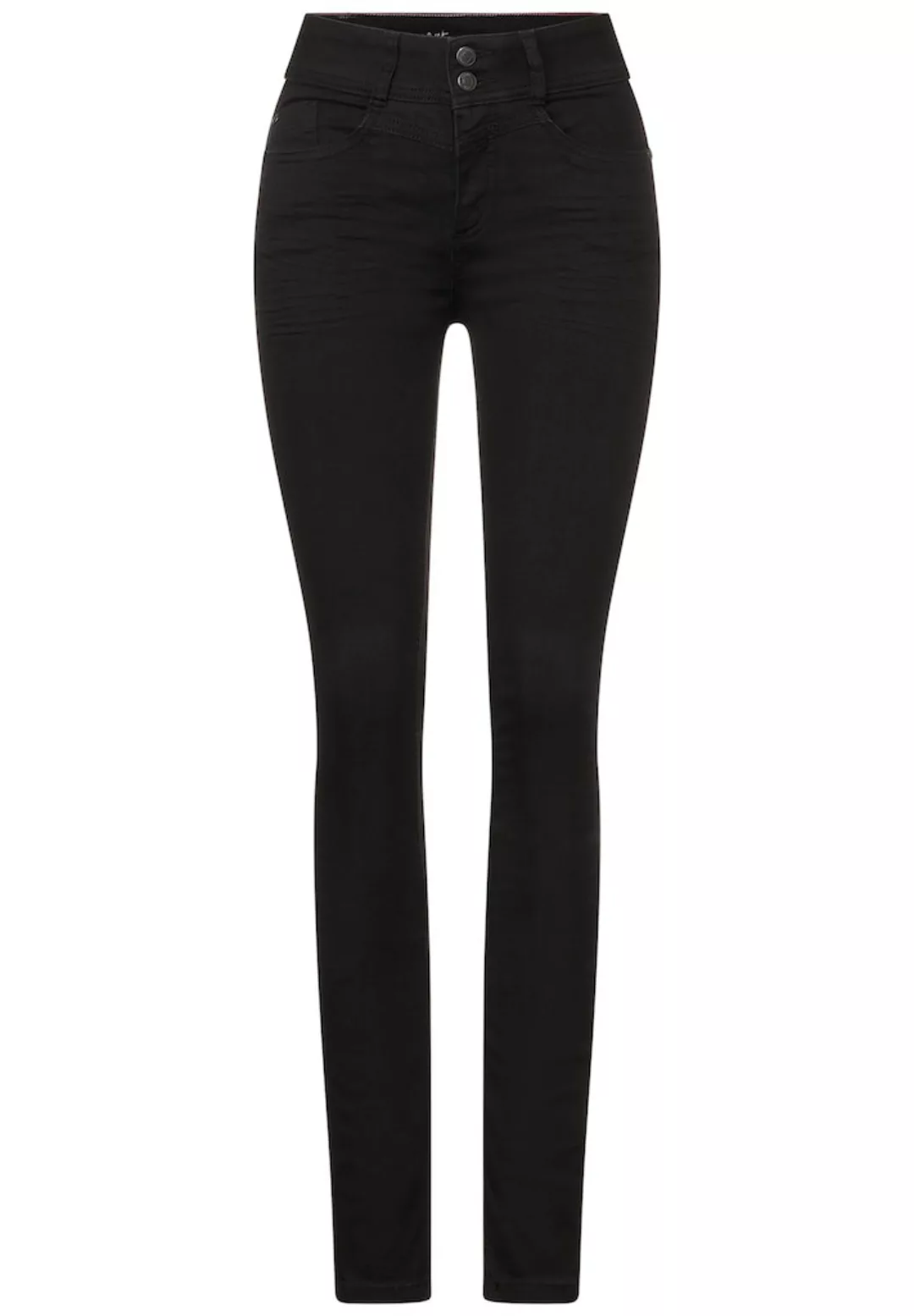 STREET ONE Slim-fit-Jeans, High Waist günstig online kaufen