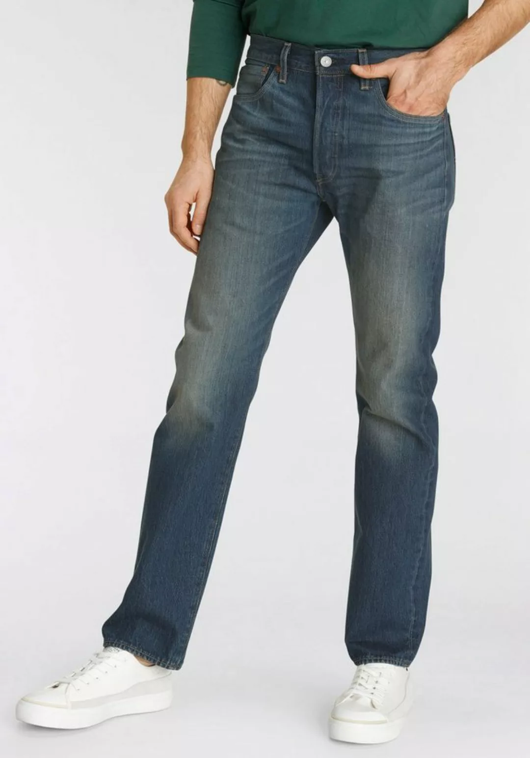 Levi's® Straight-Jeans 501 LEVI'S ORIGINAL mit Markenlabel günstig online kaufen