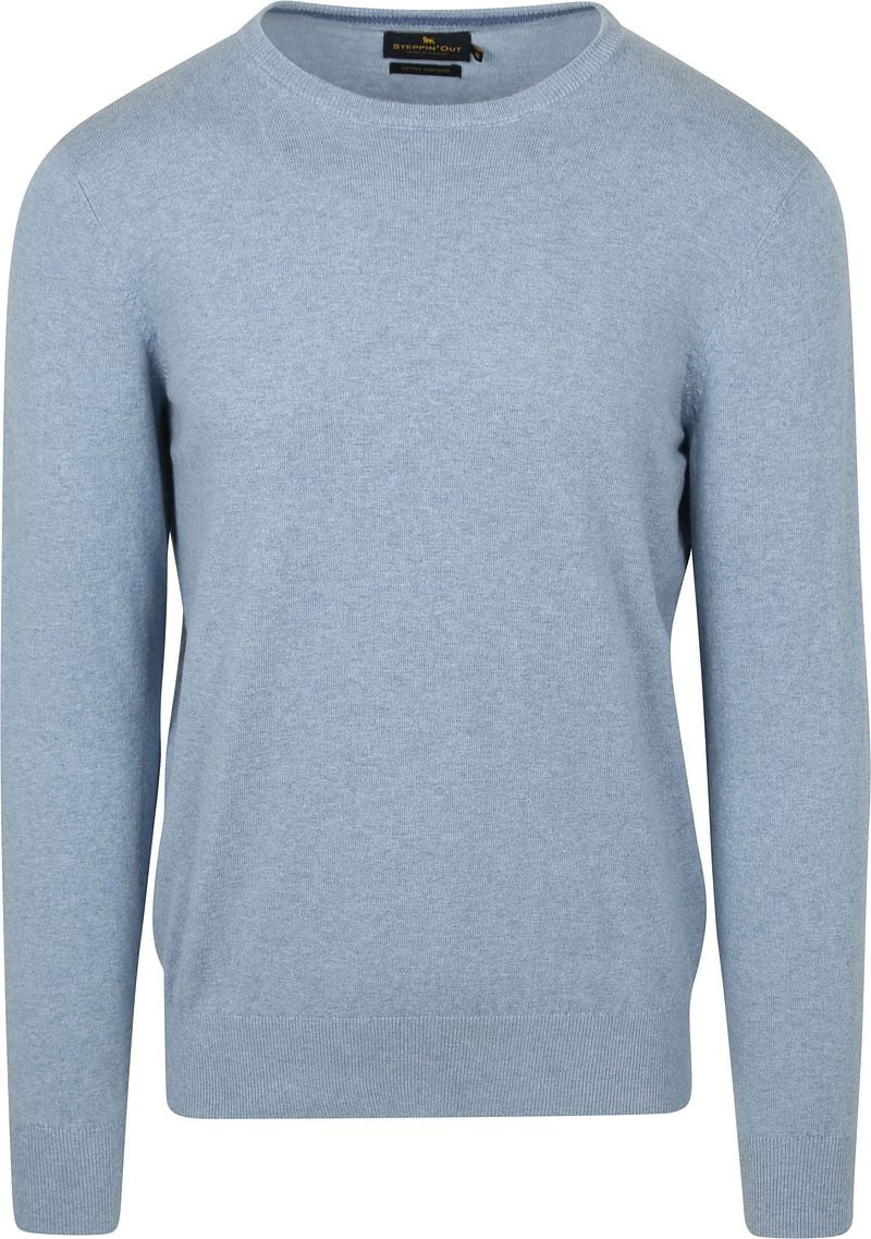 Steppin' Out Pullover Cotton Cashmere Sky Blau - Größe S günstig online kaufen