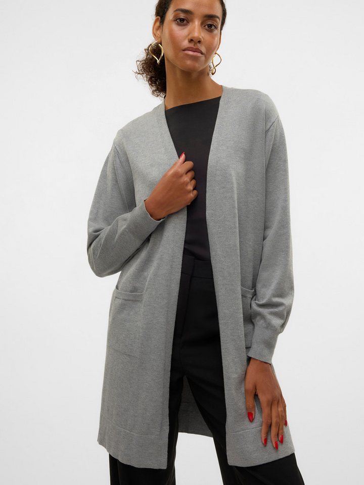 Vero Moda Longstrickjacke VMSILJE LS OPEN CARDIGAN GA NOOS günstig online kaufen