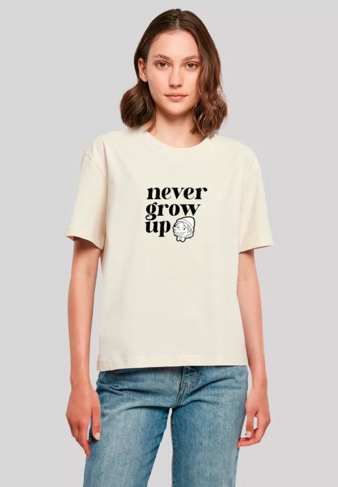 F4NT4STIC T-Shirt "Heroes of Childhood Pinocchio Never Grow Up", Retro, Her günstig online kaufen