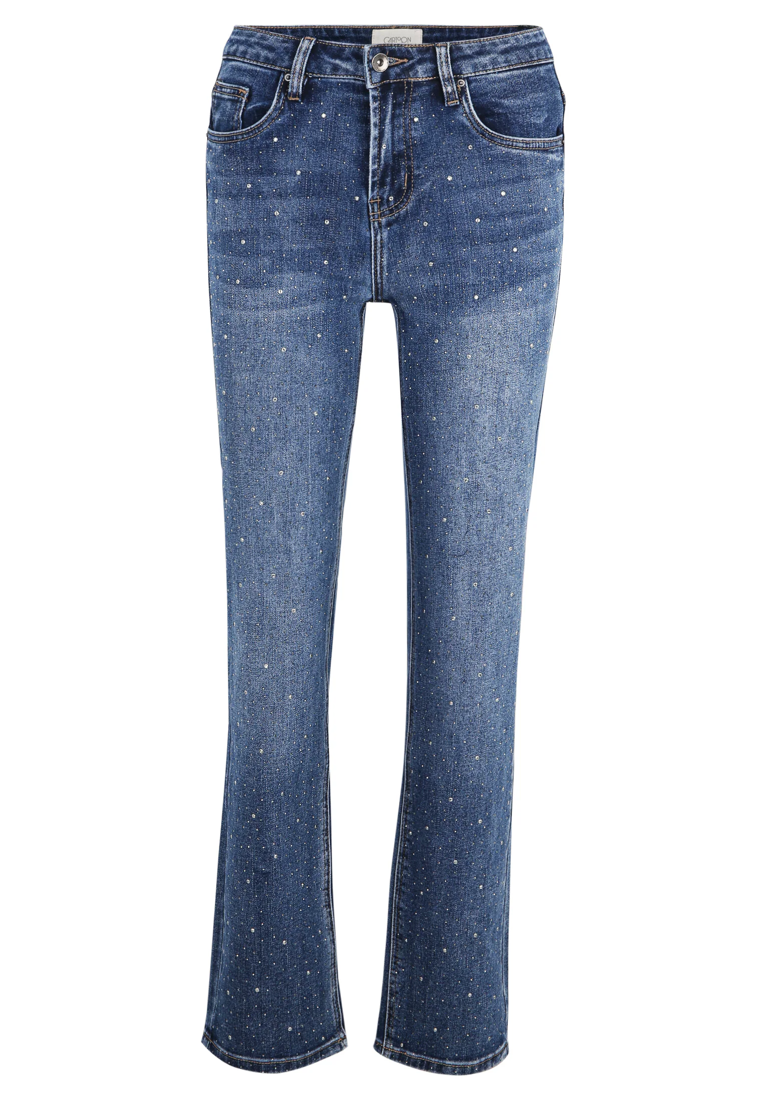 Cartoon Regular-fit-Jeans "Cartoon Regular Fit-Jeans mit Strass" günstig online kaufen