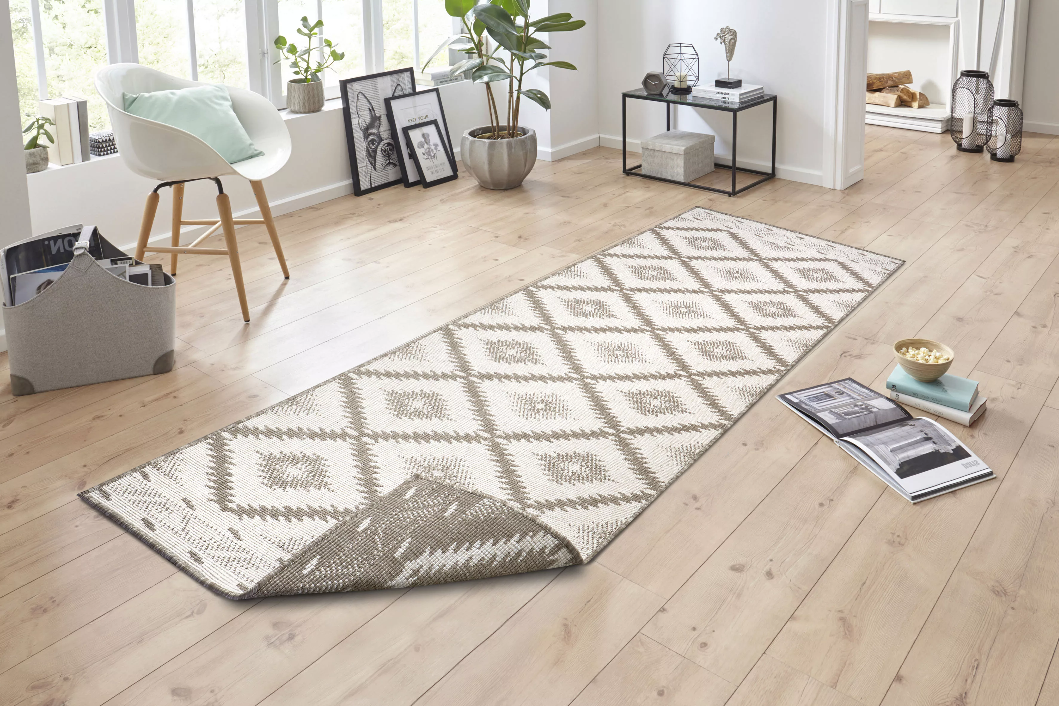 NORTHRUGS Teppich »Malibu Wendeteppich«, rechteckig, 5 mm Höhe, In-& Outdoo günstig online kaufen