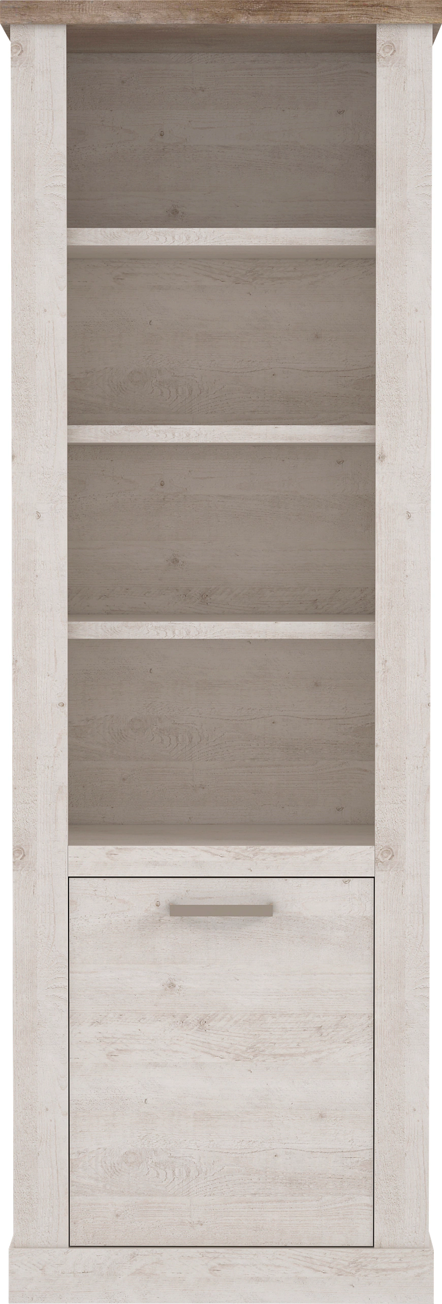 FORTE Bücherregal "Duro", Höhe 212 cm, Aktenregal mit Tür, im Landhausstil günstig online kaufen