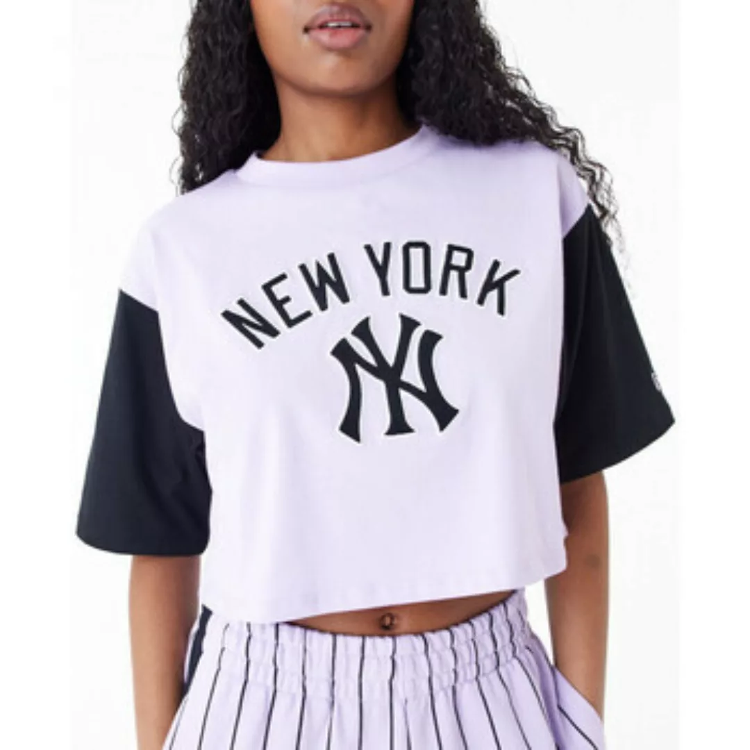 New-Era  T-Shirts & Poloshirts Mlb lifestyle crop tee neyyan günstig online kaufen