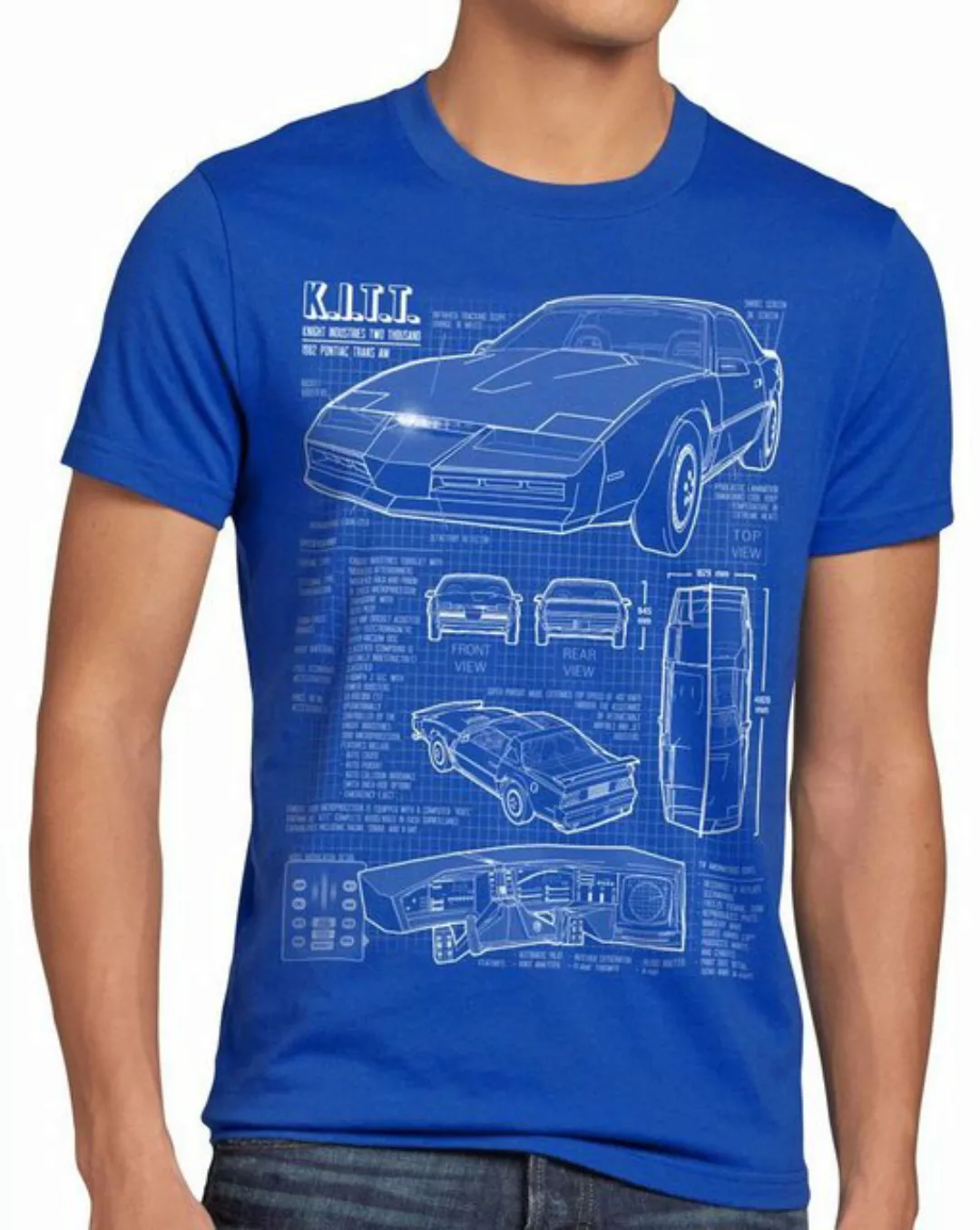 style3 Print-Shirt Herren T-Shirt K.I.T.T. trans am michael knight rider ki günstig online kaufen