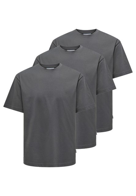 ONLY & SONS T-Shirt 3er Pack Onsfred (Spar-Set, 3-tlg) T-Shirt - Baumwolle günstig online kaufen