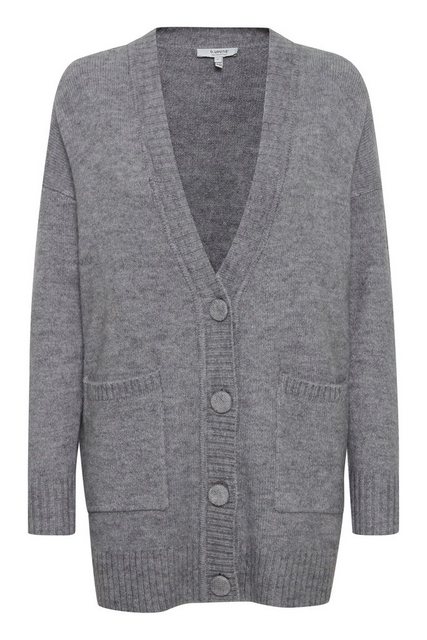 b.young Strickjacke BYOKIRA CARDIGAN - 20810503 Lange Strickjacke mit aufge günstig online kaufen