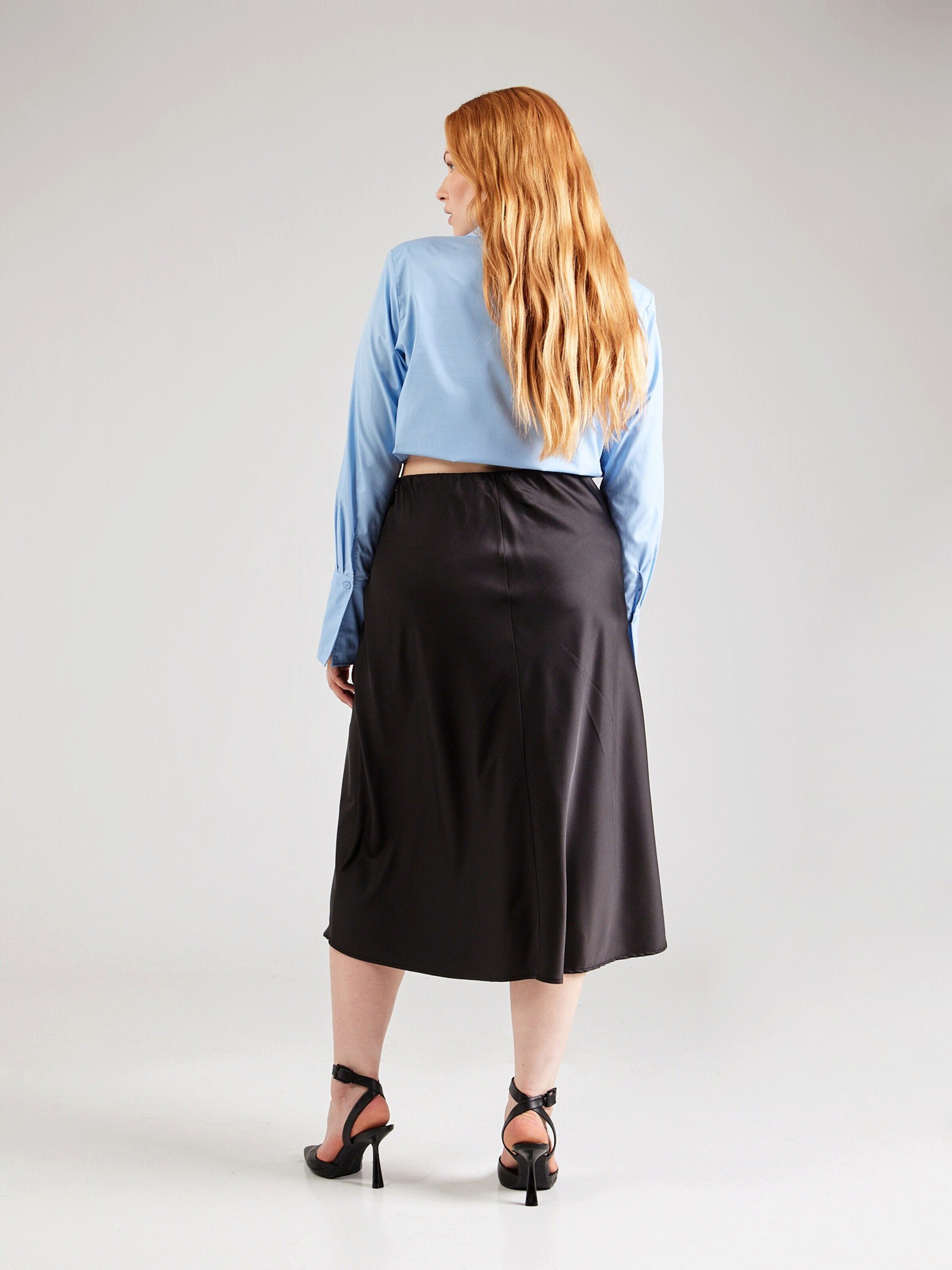 ONLY CARMAKOMA A-Linien-Rock (1-tlg) Plain/ohne Details günstig online kaufen
