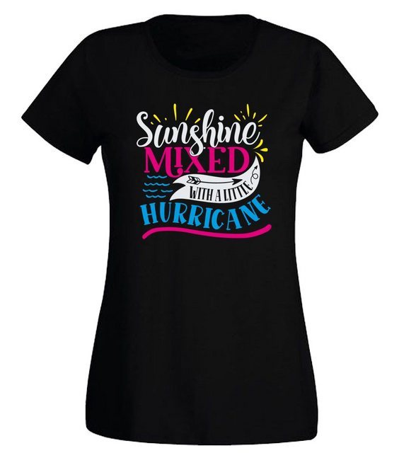 G-graphics T-Shirt Damen T-Shirt - Sunshine mixed with a little Hurricane S günstig online kaufen
