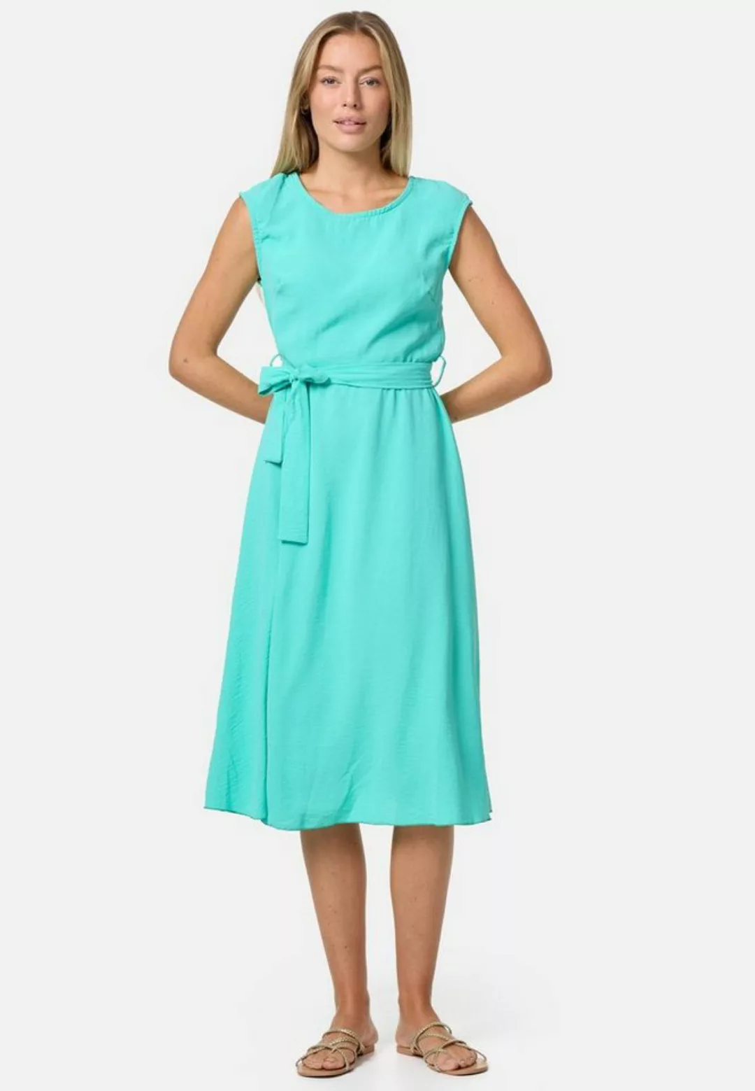 PM SELECTED Midikleid PM-26 (Ärmelloses Sommerkleid Dress mit Bindeband in günstig online kaufen