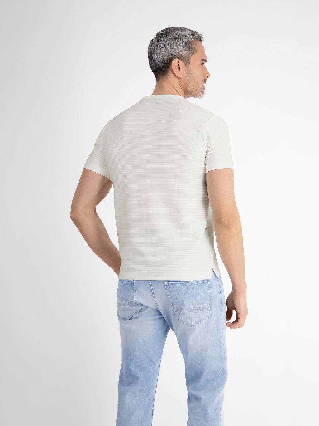 LERROS Henleyshirt "LERROS Serafino-Shirt, sommerlich-tonal gestreift" günstig online kaufen
