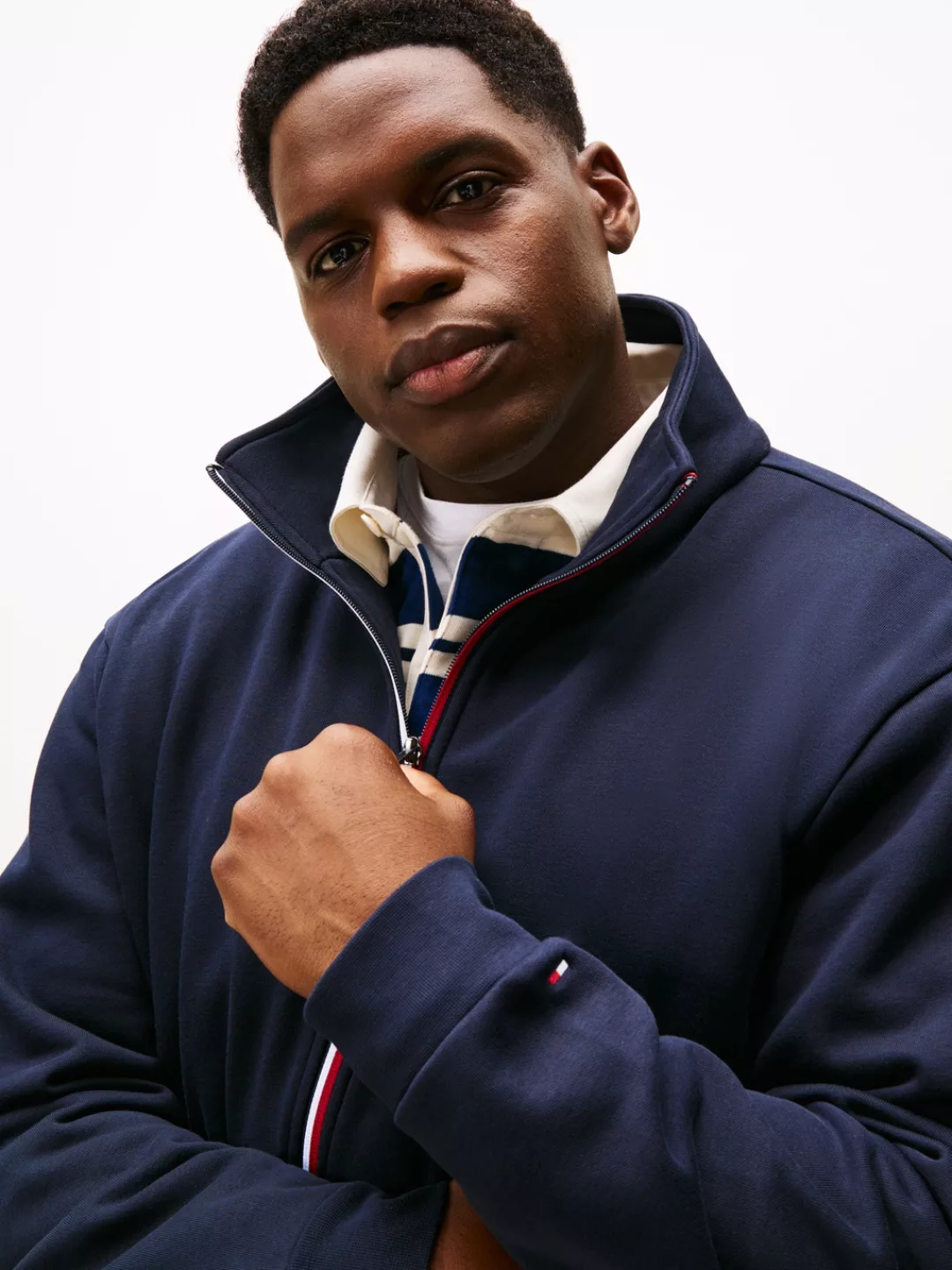 Tommy Hilfiger Big & Tall Sweatjacke "GLOBAL STRIPE ZIP", Große Größen günstig online kaufen